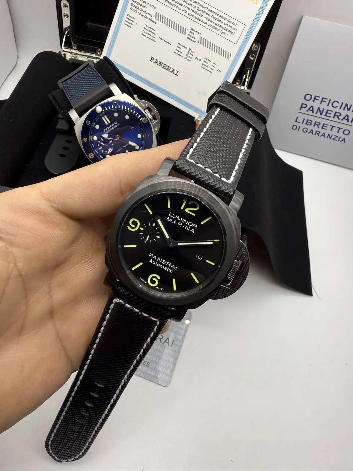 Panerai Luminor Marina Preto Dial Preto