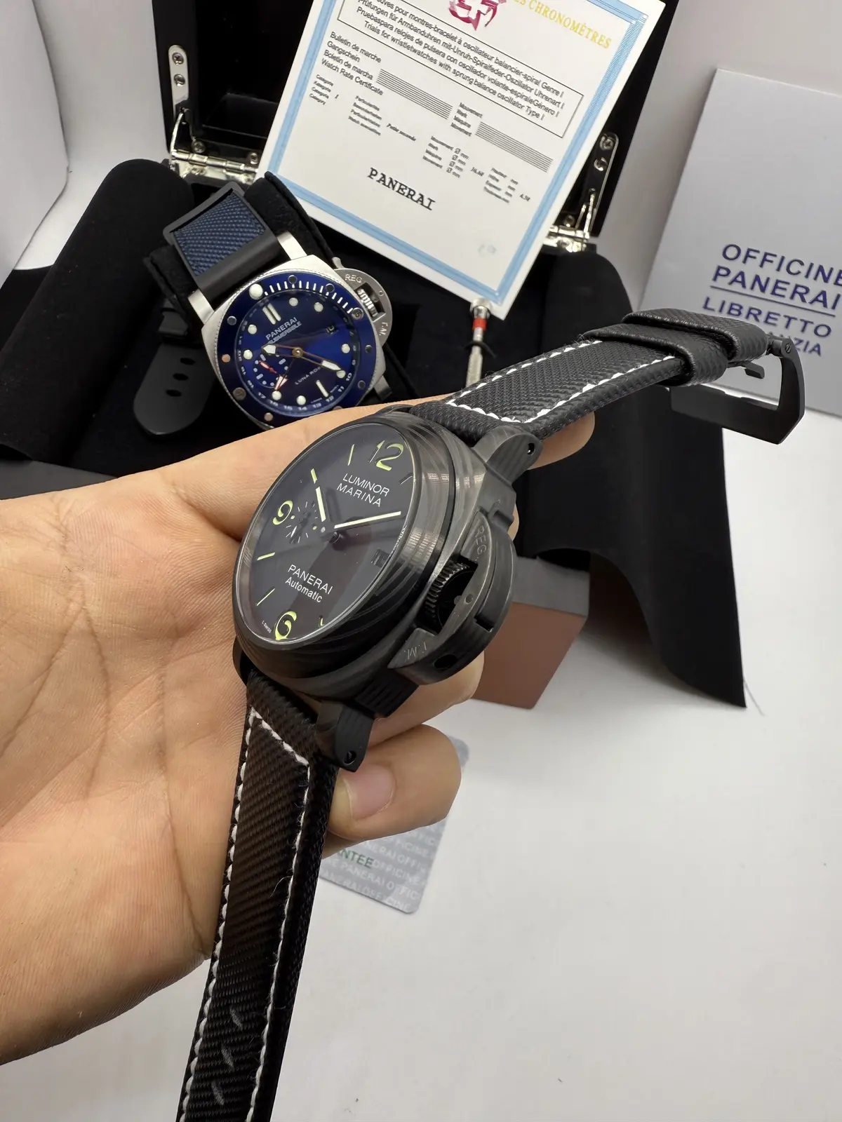 Panerai Luminor Marina Preto Dial Preto