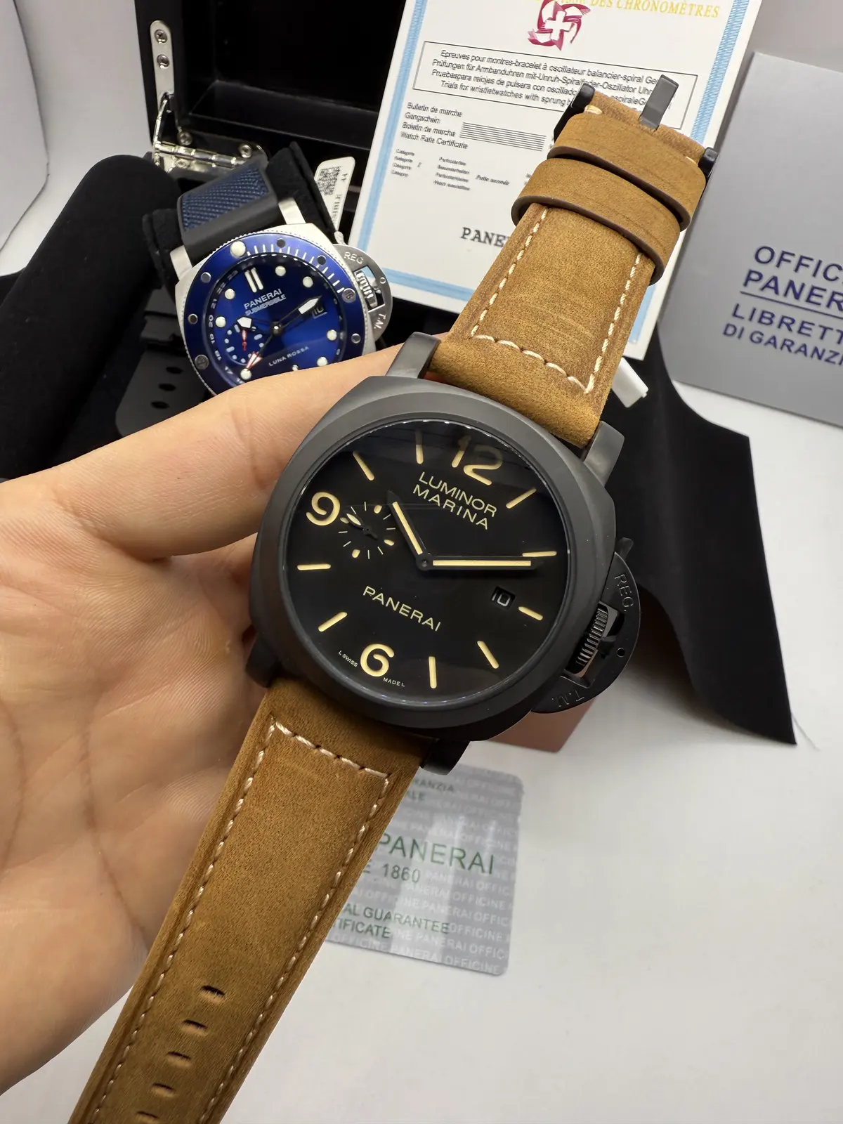 Panerai Luminor Marina Preto Dial Preto