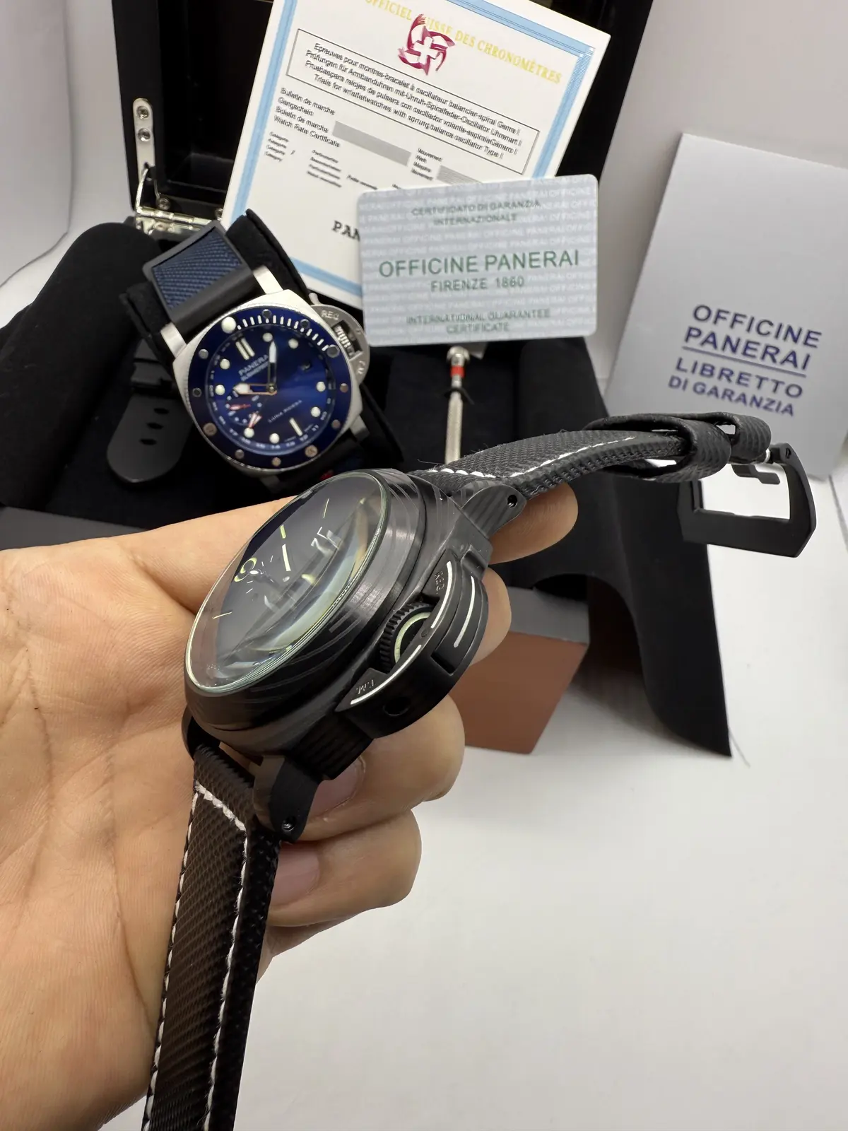 Panerai Marina Preto Dial Preto