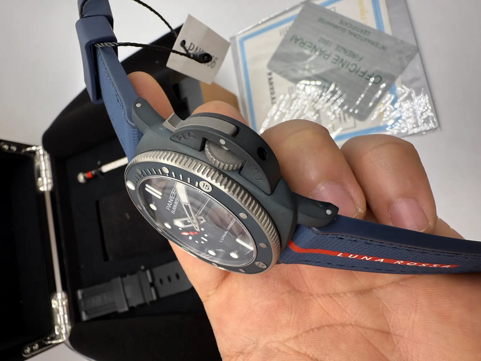 Panerai Submersible Azul
