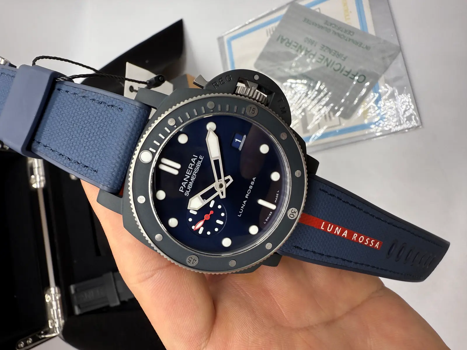 Panerai Submersible Azul
