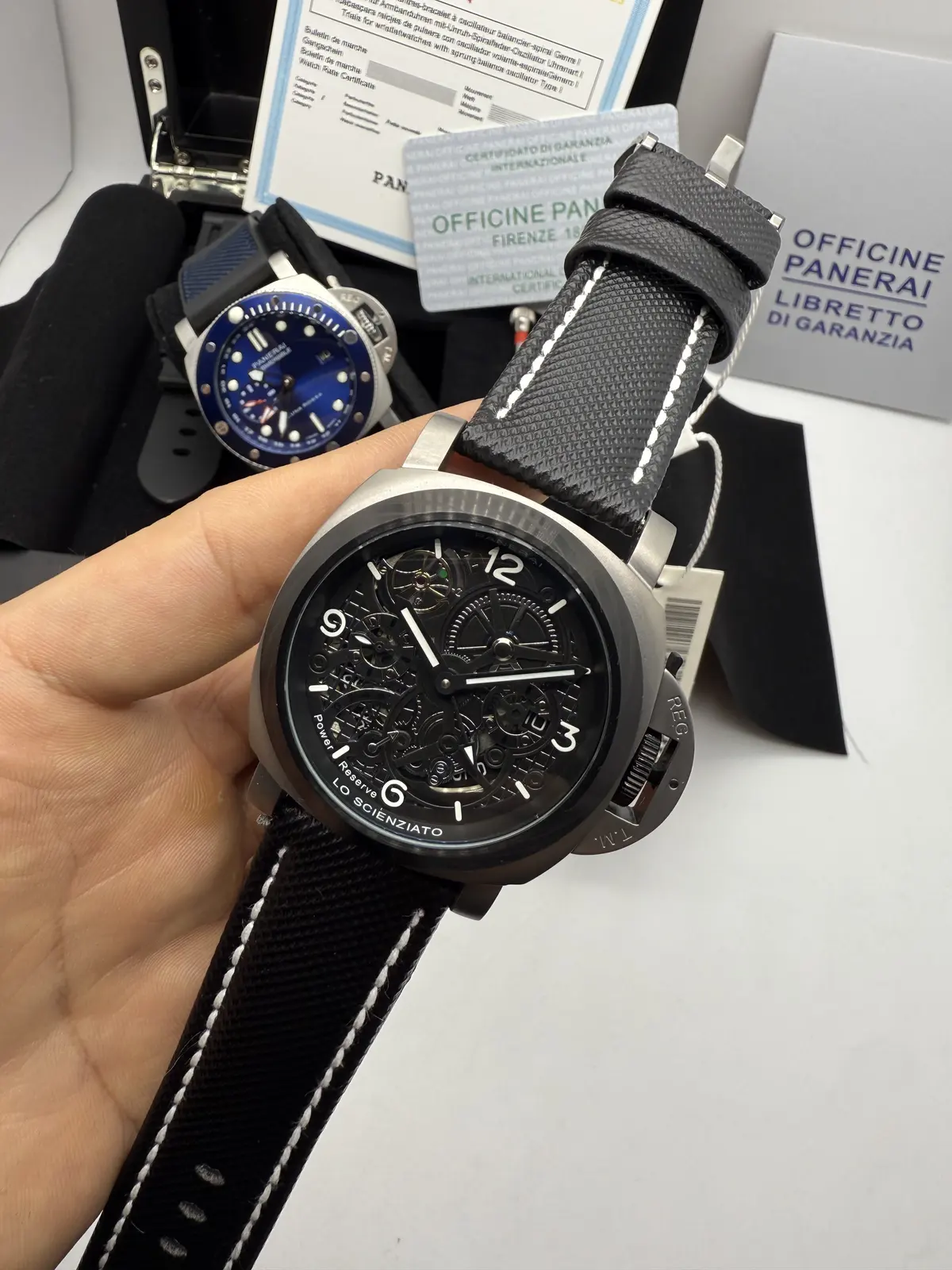 Panerai Submersible Skeleton Preto