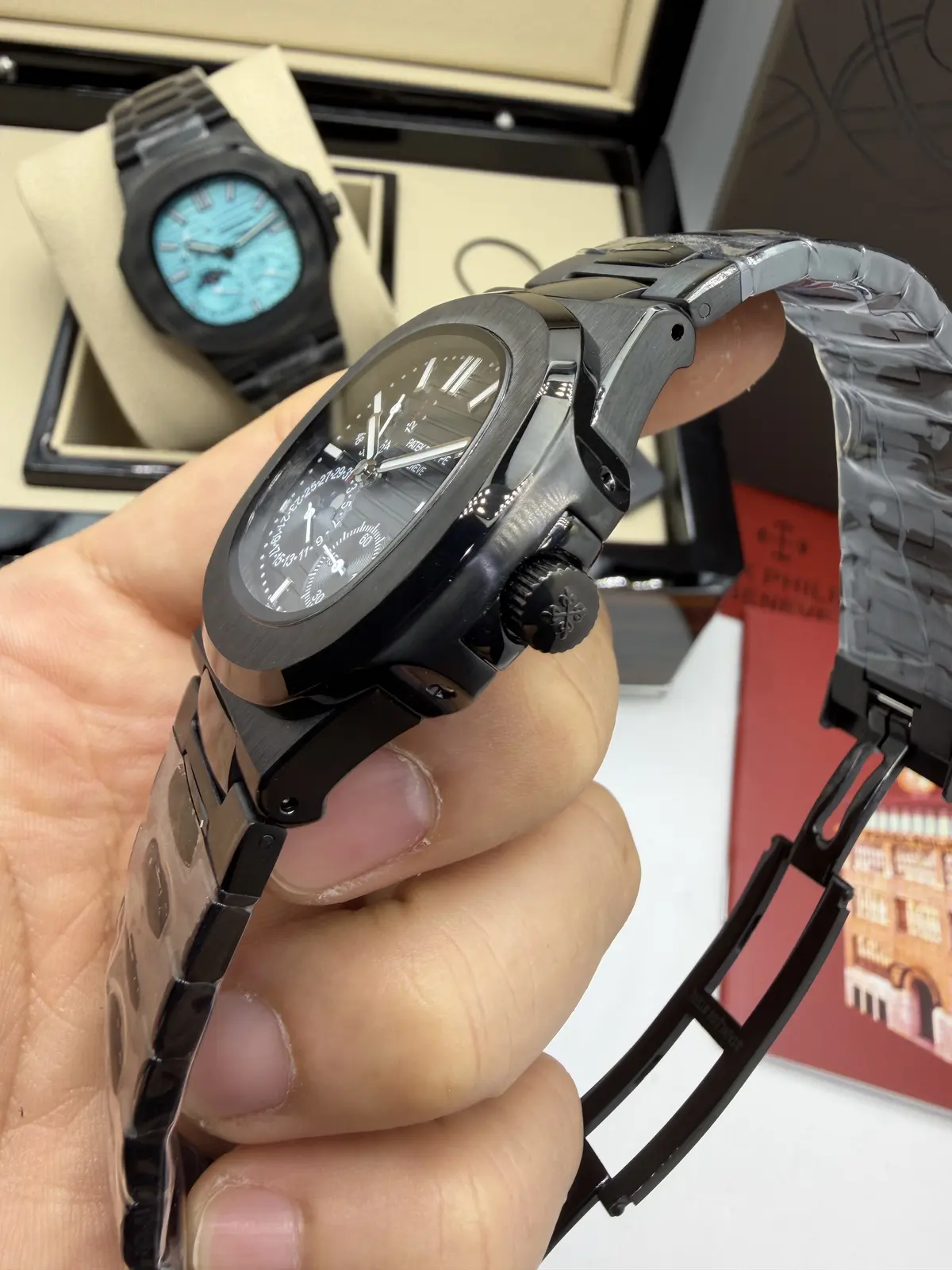 Patek Philippe Nautillus Chronograph All Black