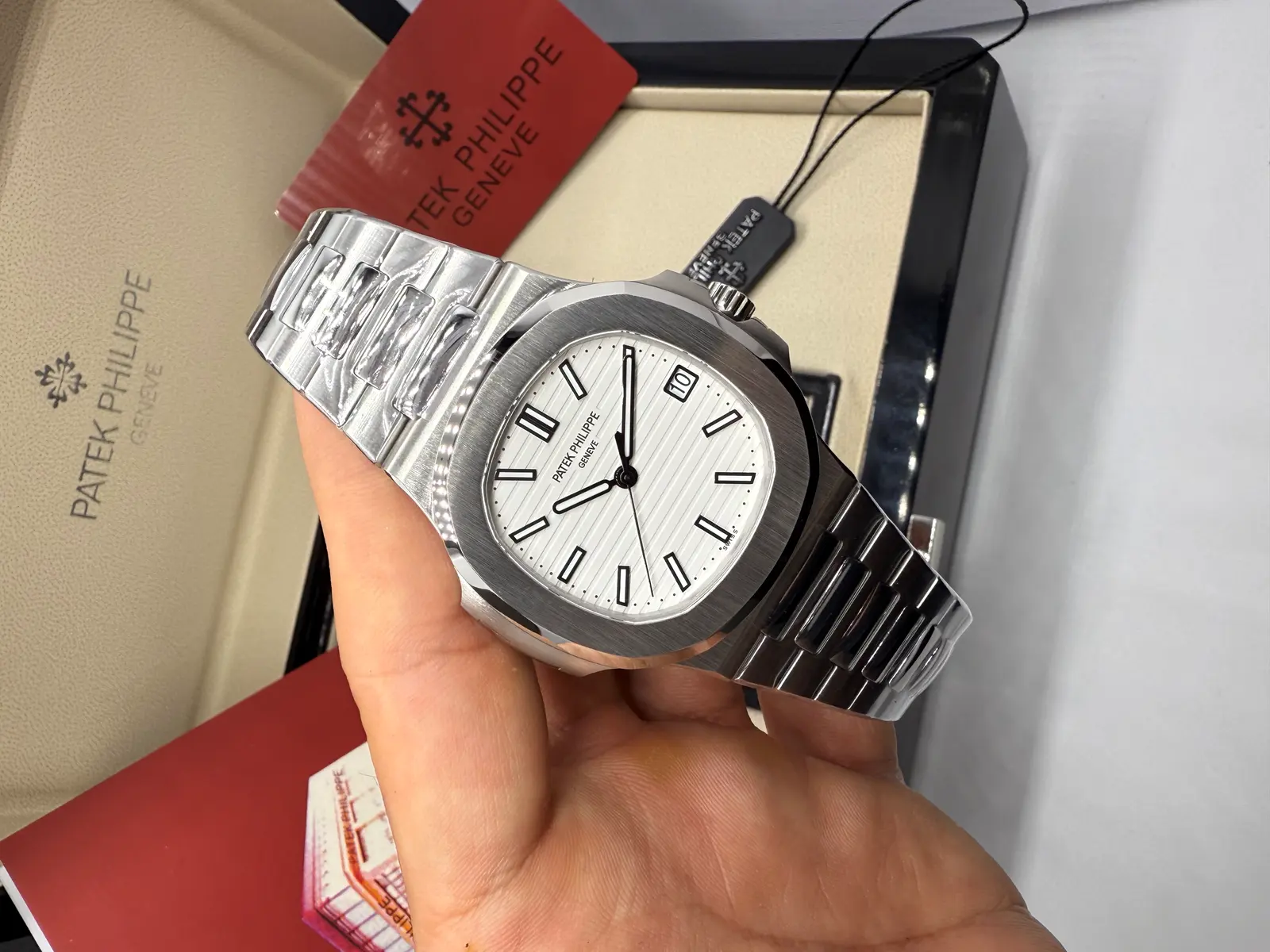 Patek Philippe Nautillus Dial Branco