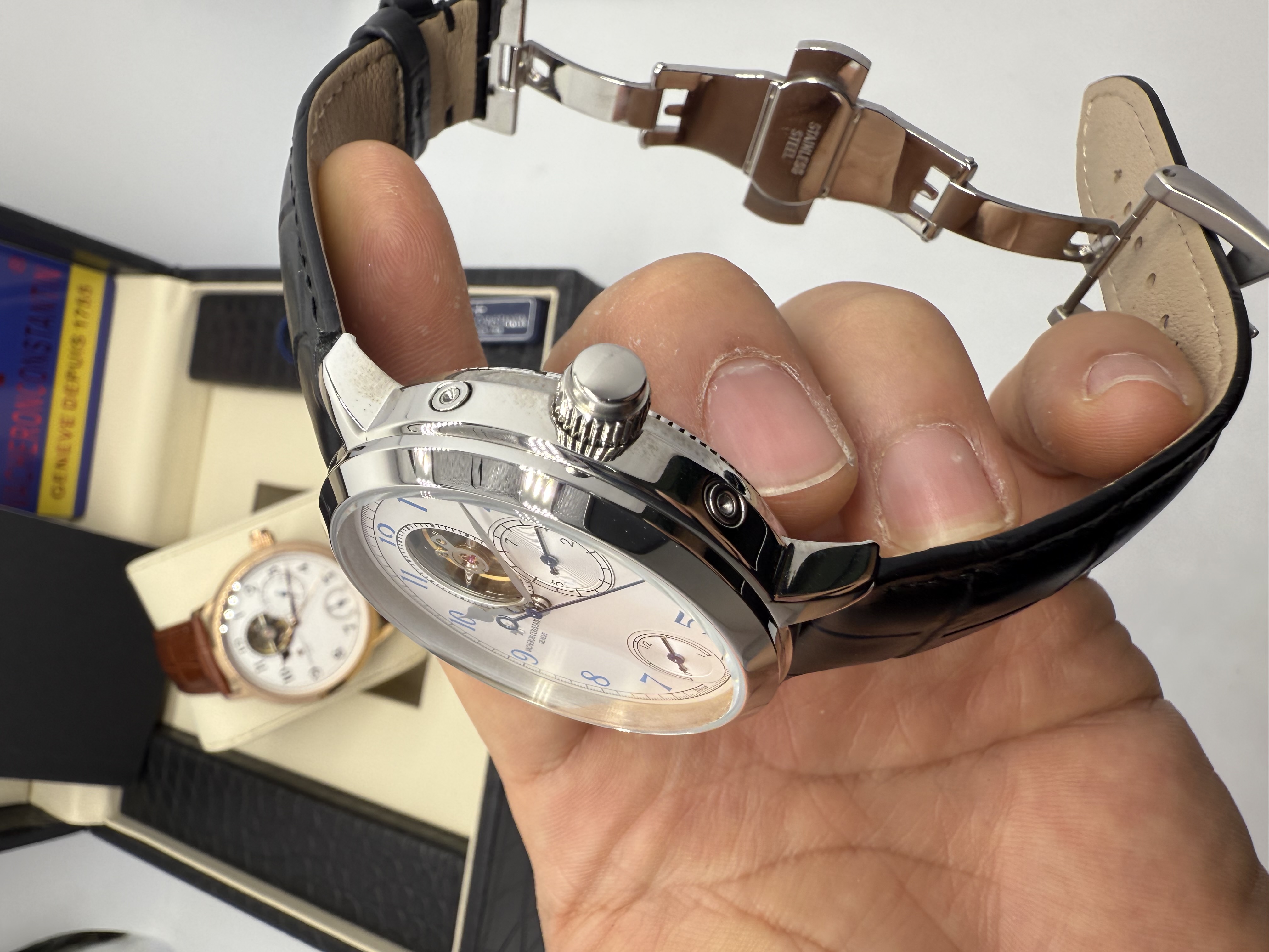 Patek Philippe Turbilhão Dial Branco