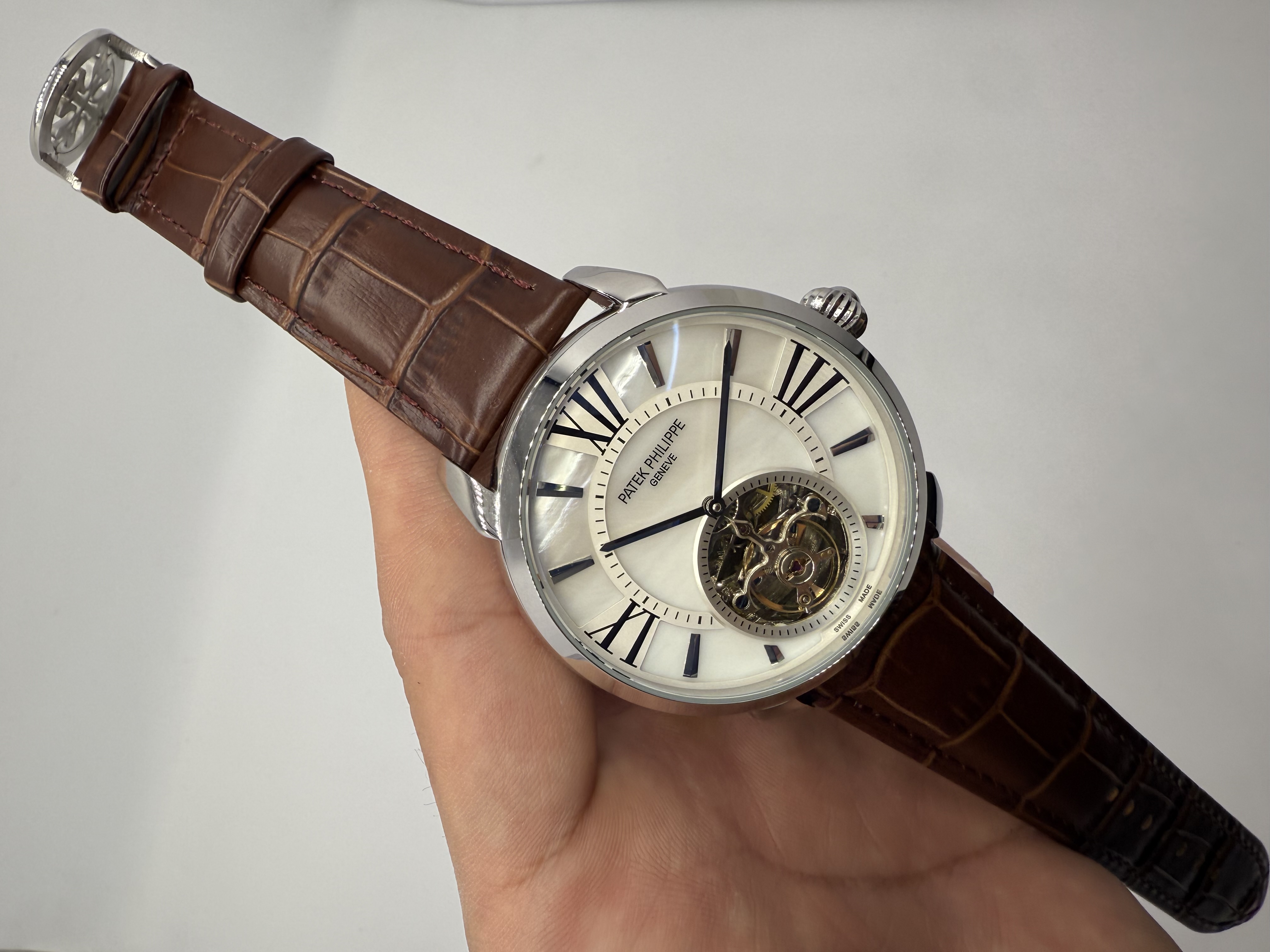 Patek Philippe Turbilhão Dial Branco