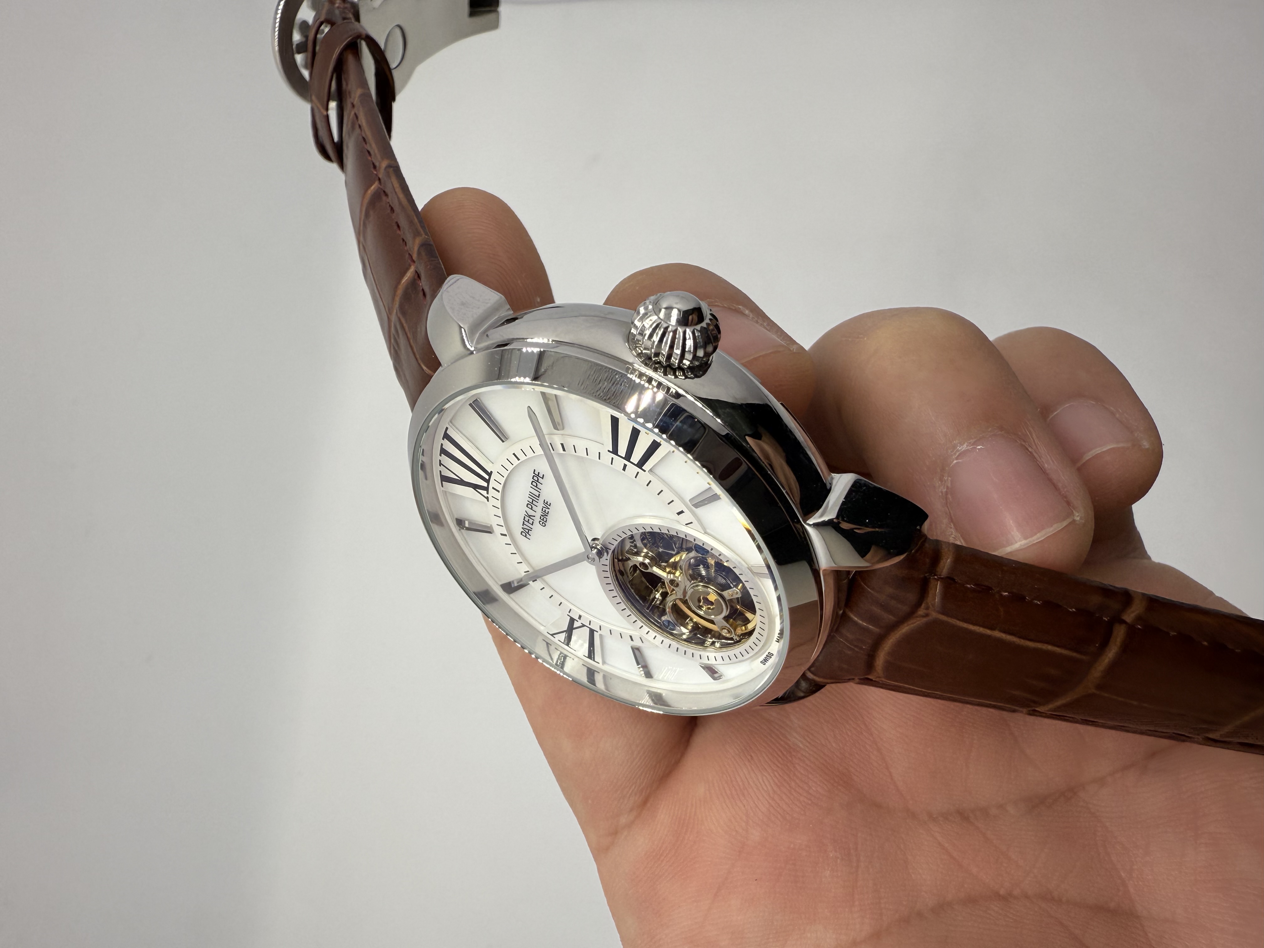 Patek Philippe Turbilhão Dial Branco