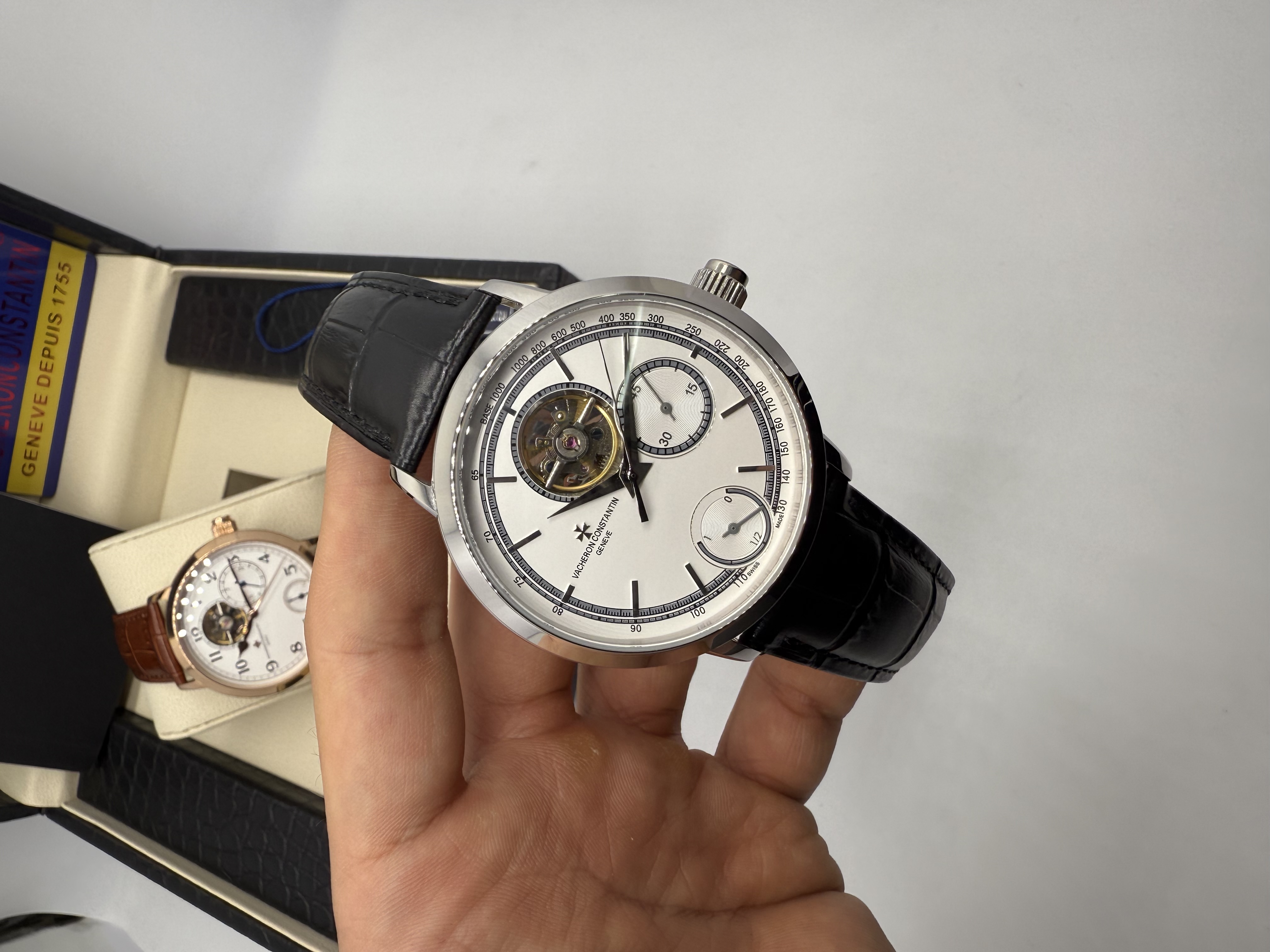 Patek Philippe Turbilhão Dial Branco