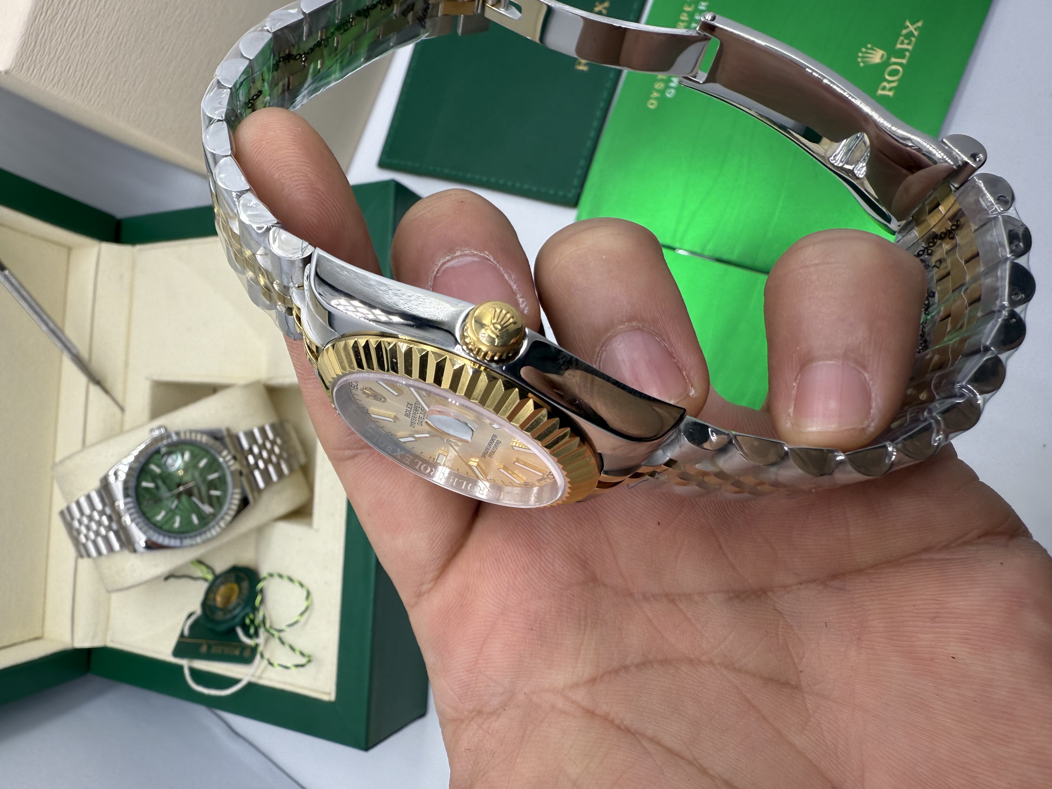 Rolex Datejust Aço e Ouro  36 mm