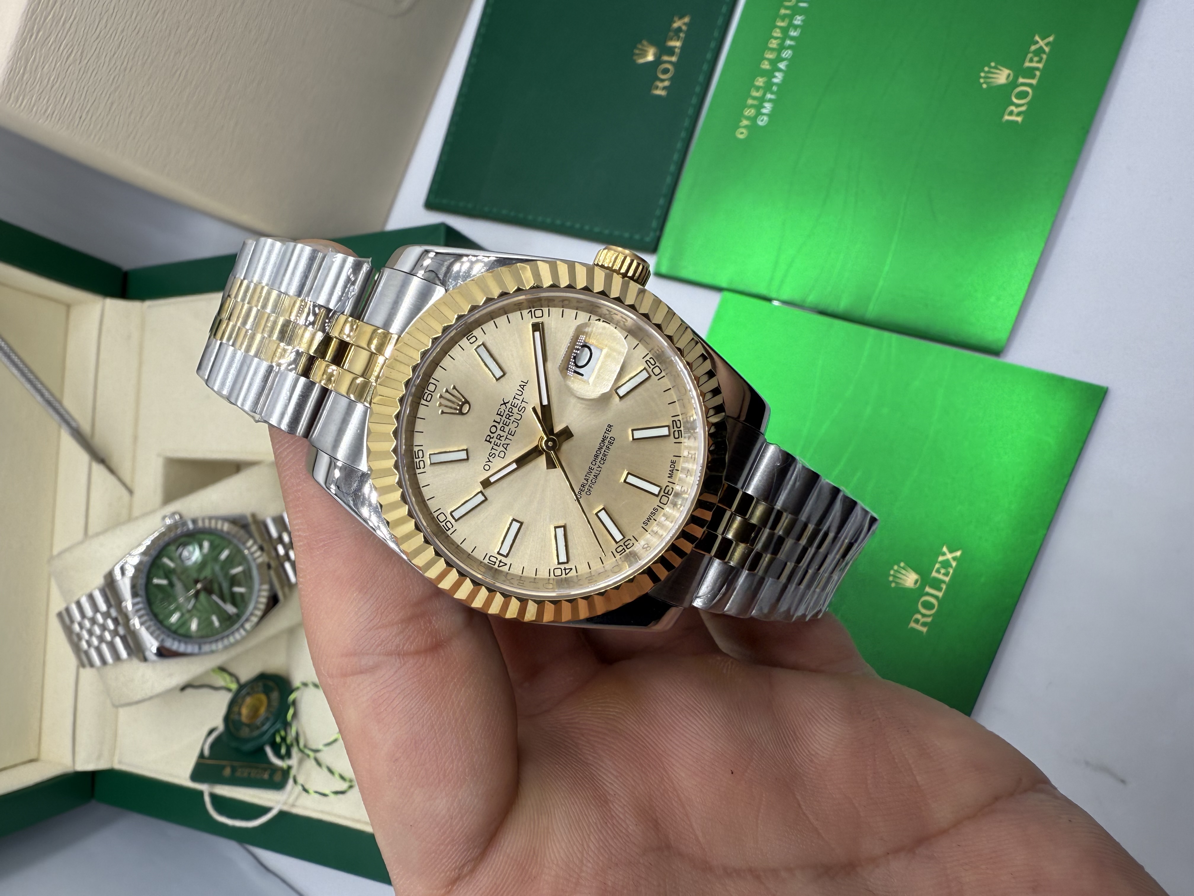 Rolex Datejust Aço e Ouro  36 mm