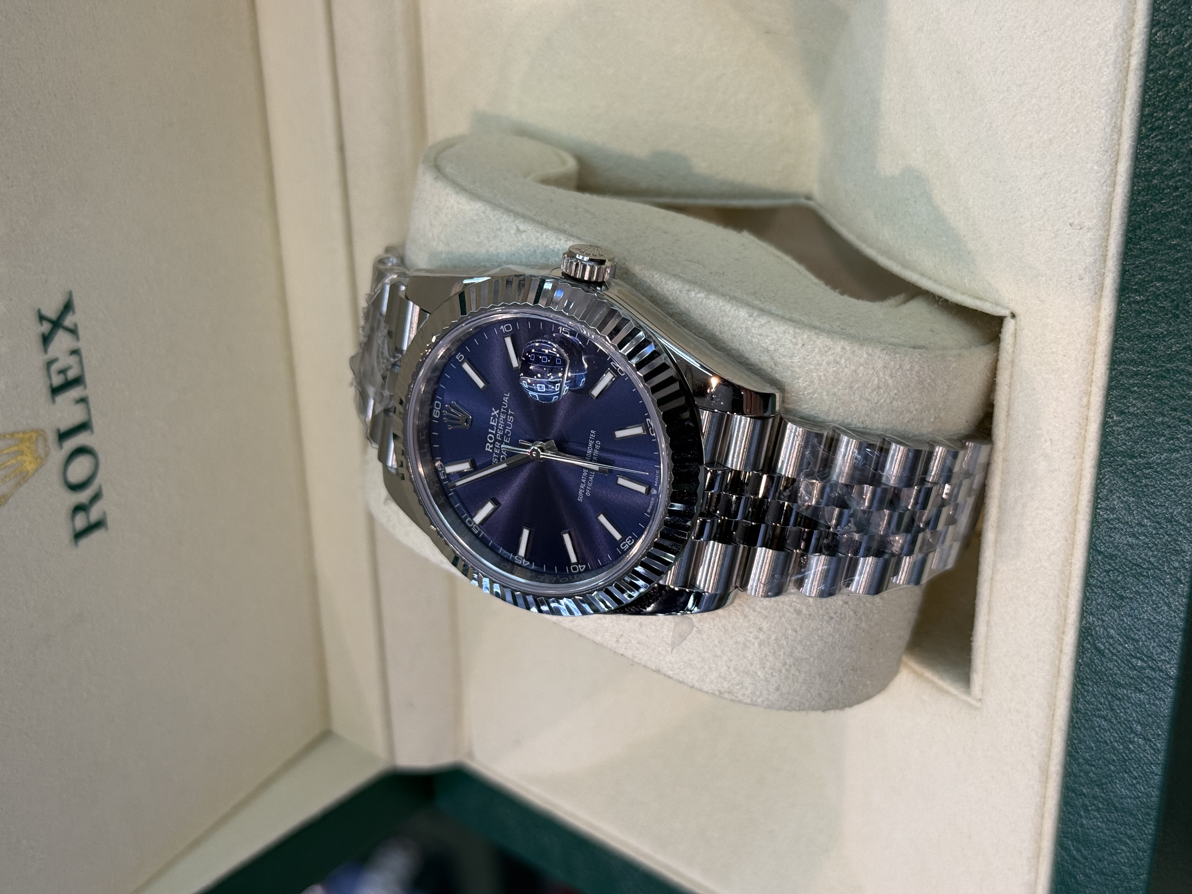 Rolex Datejust Azul Jubilee