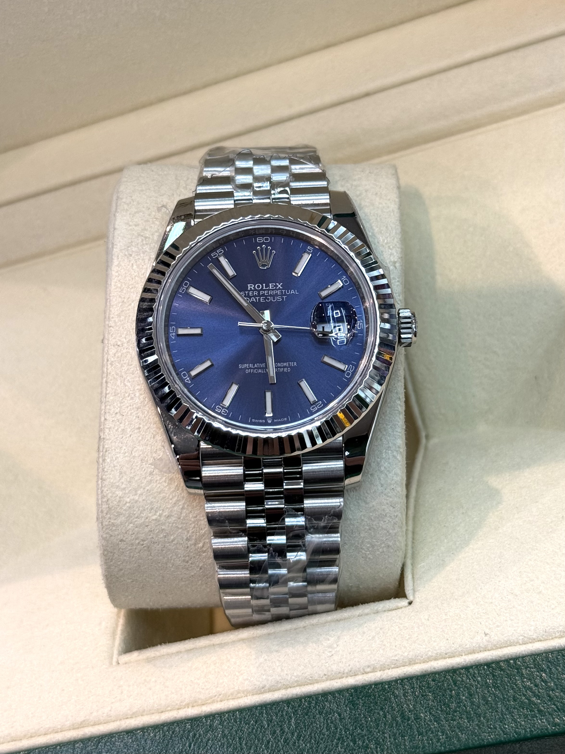 Rolex Datejust Azul Jubilee