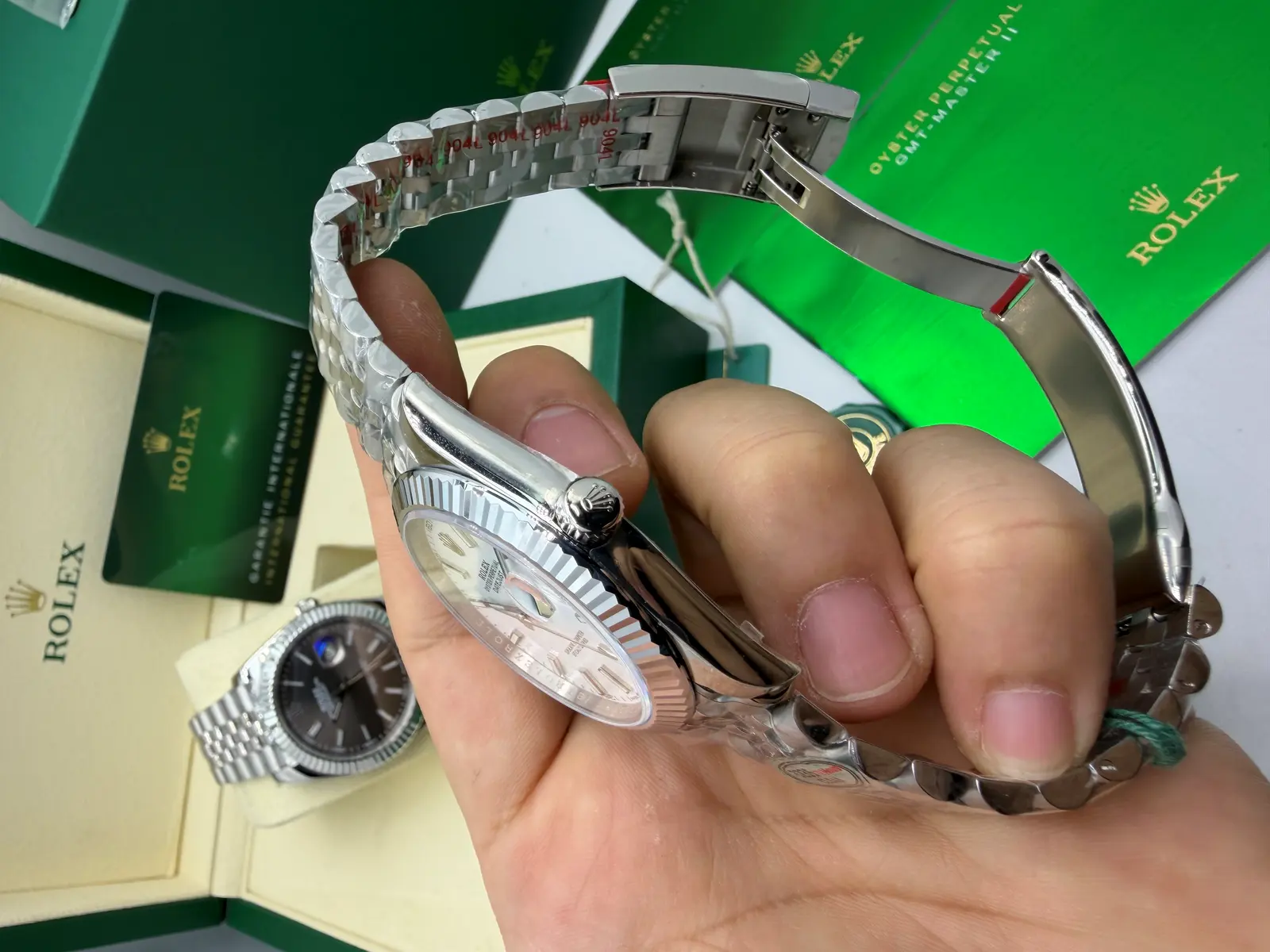 Rolex Datejust  Dial Branco Jubilee 41 mm