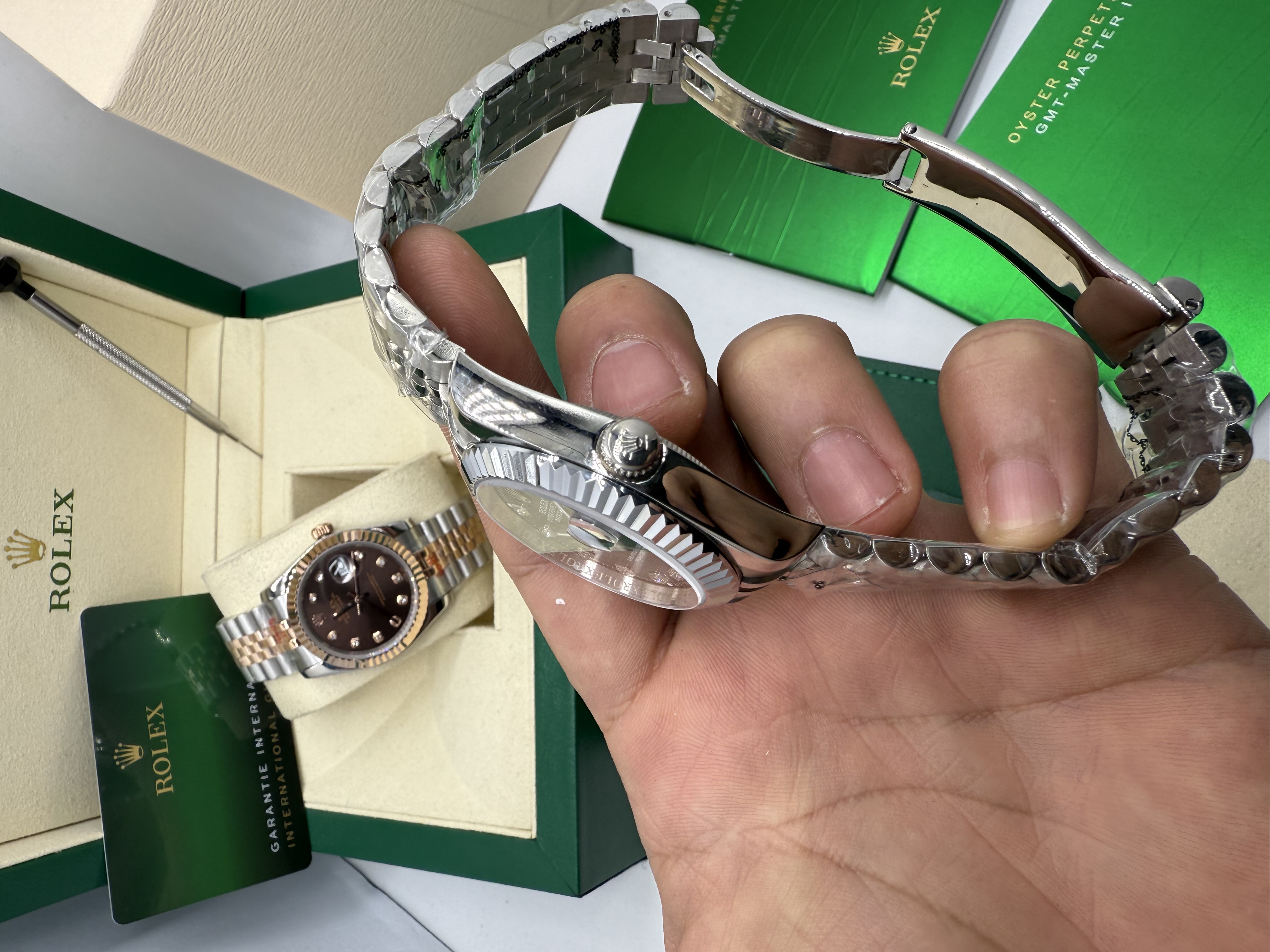 Rolex Datejust Dial Preto 36 mm