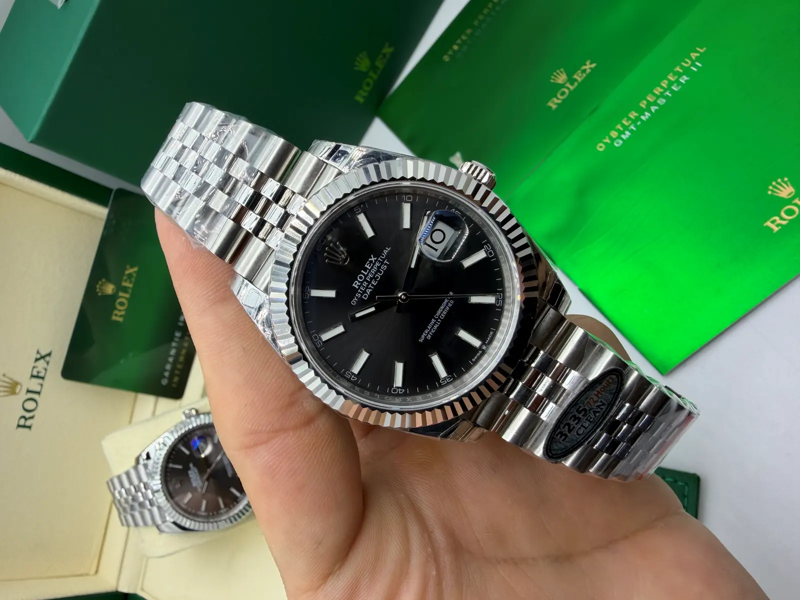 Rolex Datejust Dial Preto Jubilee 36 mm