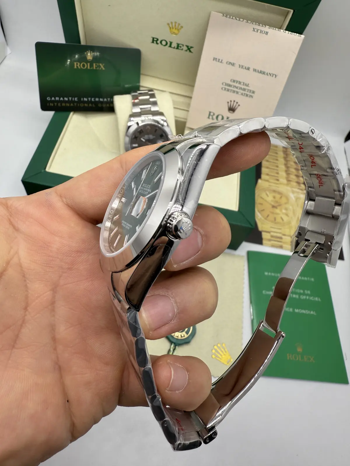 Rolex DateJust Dial Verde