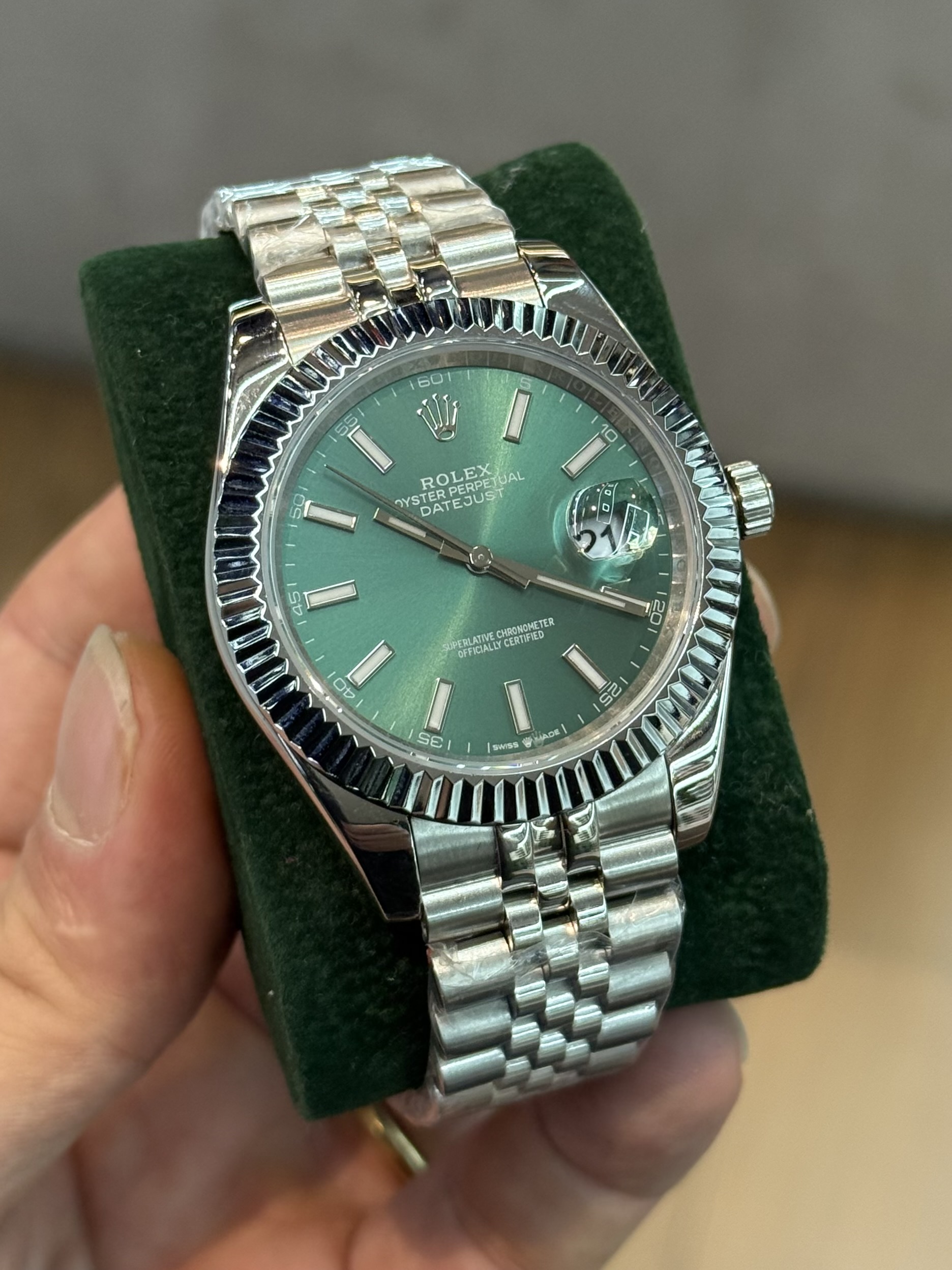 Rolex Datejust Green 41mm