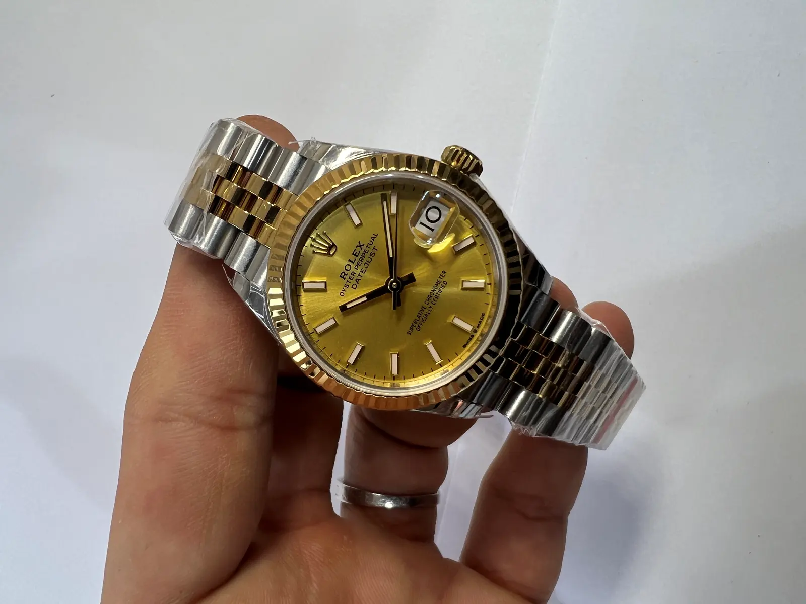 Rolex Datejust misto aço e ouro 36 mm