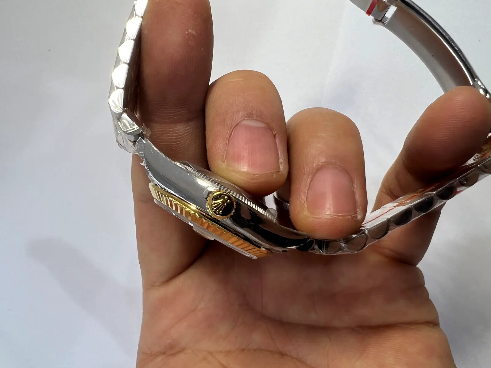 Rolex Datejust misto aço e ouro 36 mm