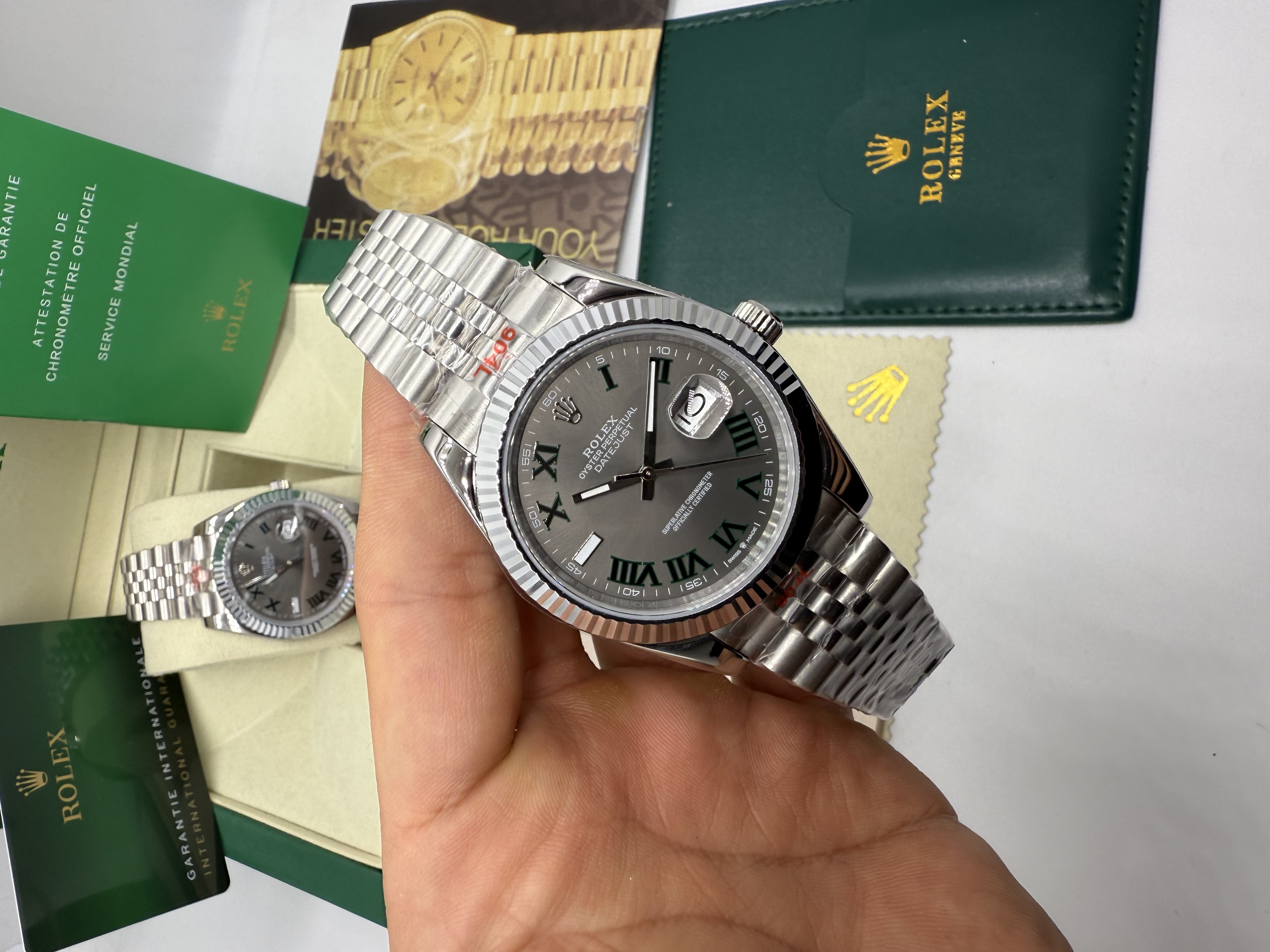 Rolex DateJust Wimbledon 41 mm