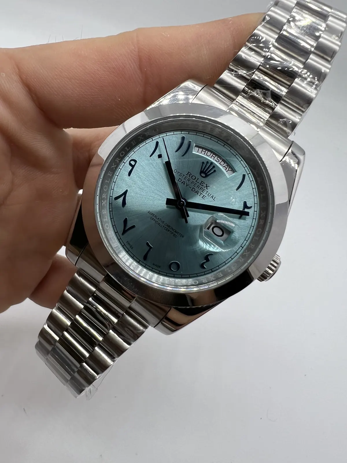 Rolex DayDate Platina Árabic