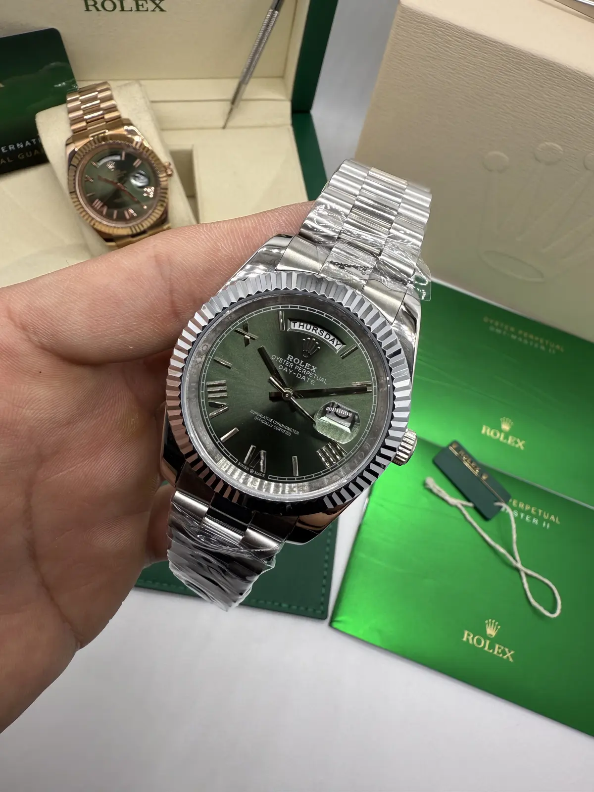 Rolex DayDate Presidente Dial verde