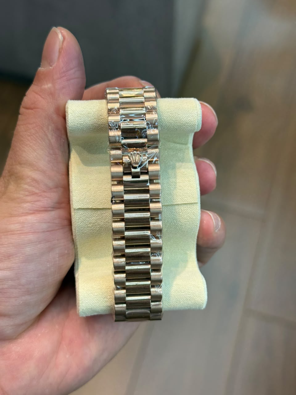 Rolex DayDate Presidente Rosé Dial verde