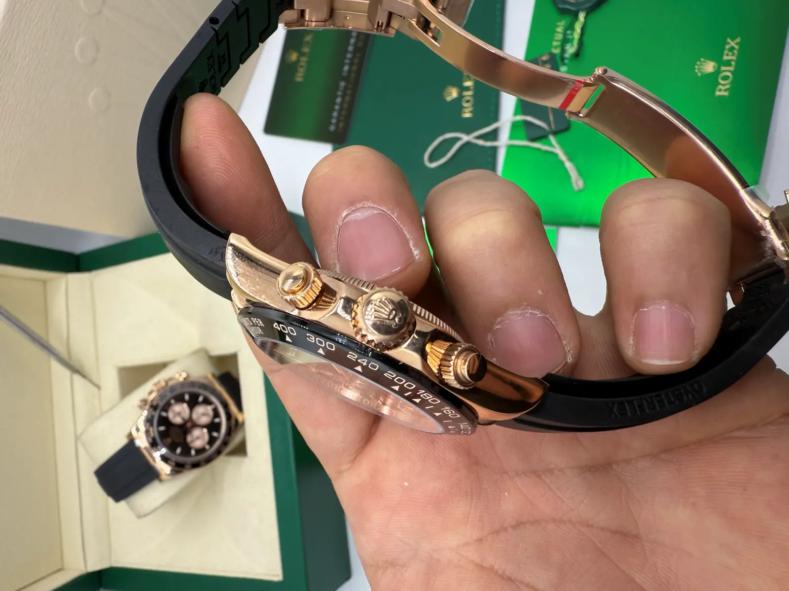Rolex Daytona “Chocolate" Oyster Flex