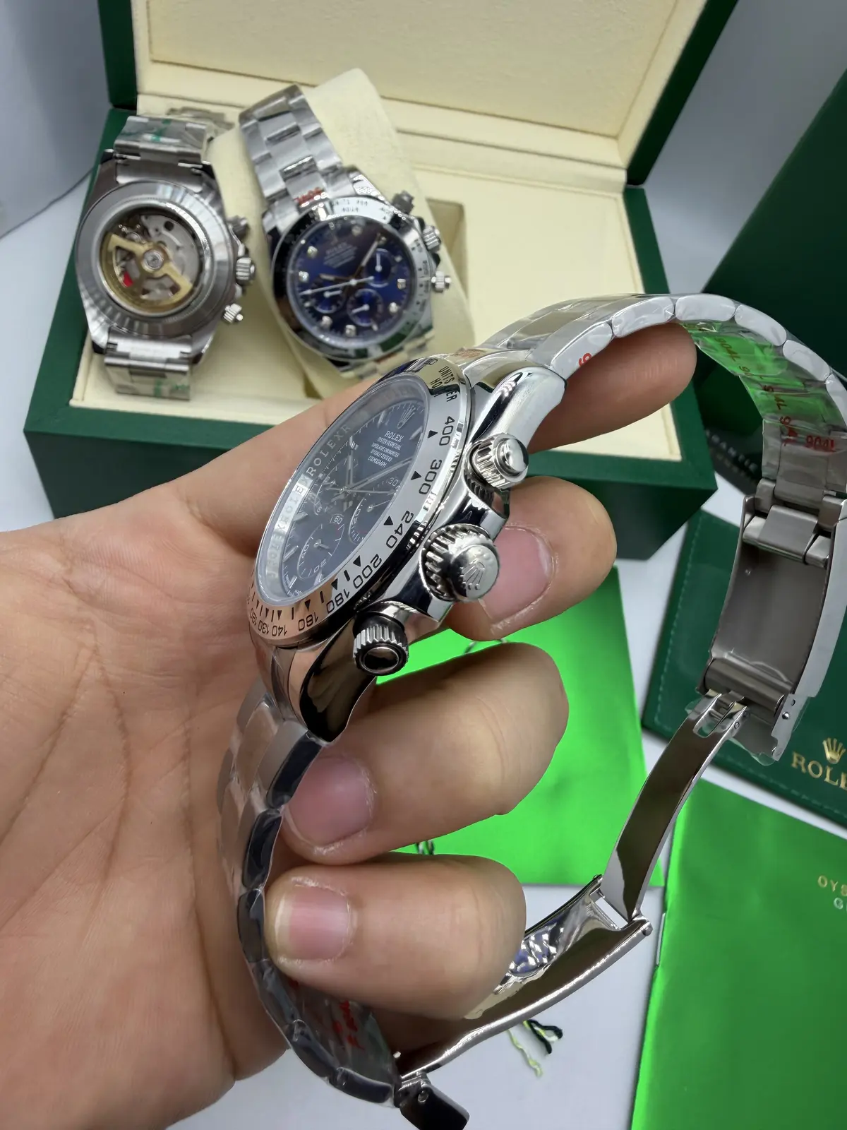 Rolex Daytona Dial Azul Cerâmica