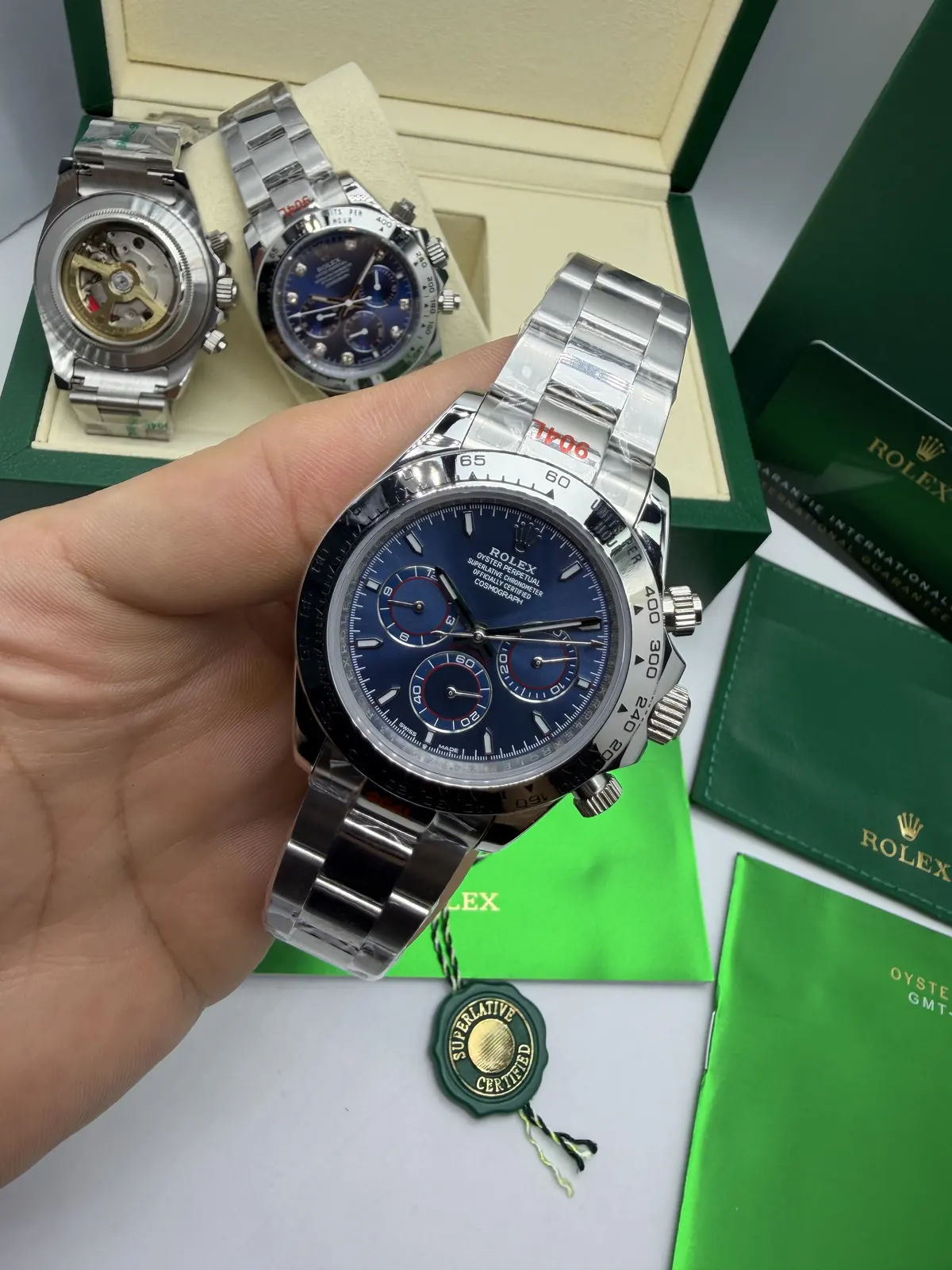 Rolex Daytona Dial Azul Cerâmica