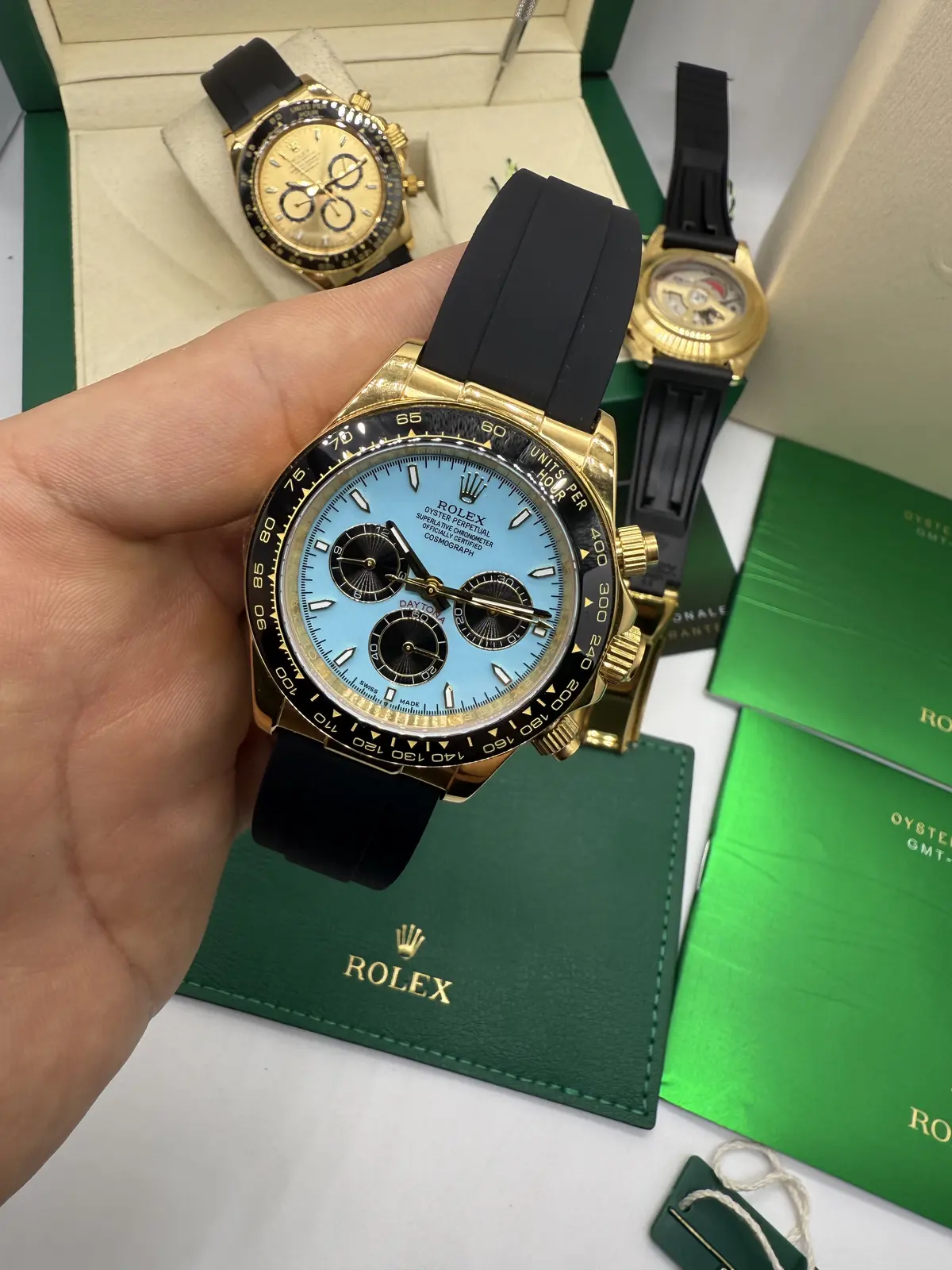 Rolex Daytona Oyster flex Dial Tiffany