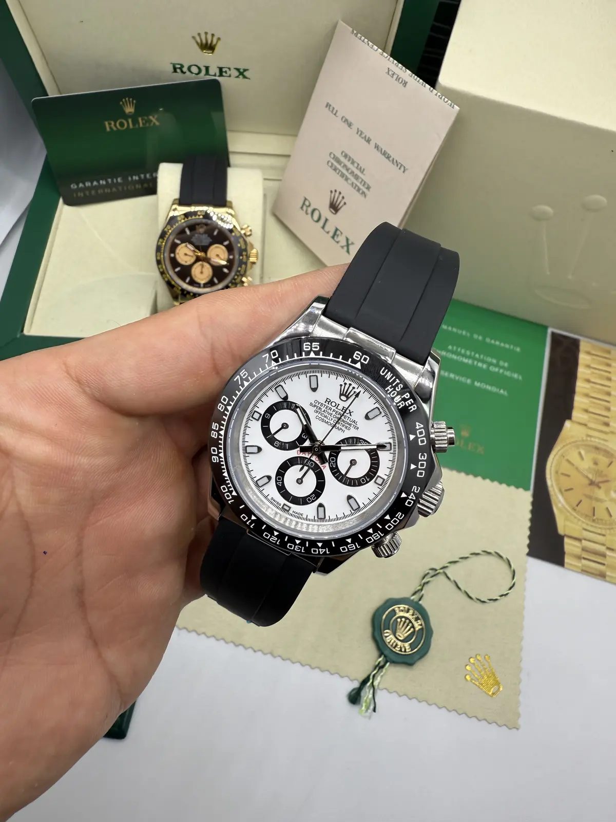 Rolex Daytona Oyster Flex Panda
