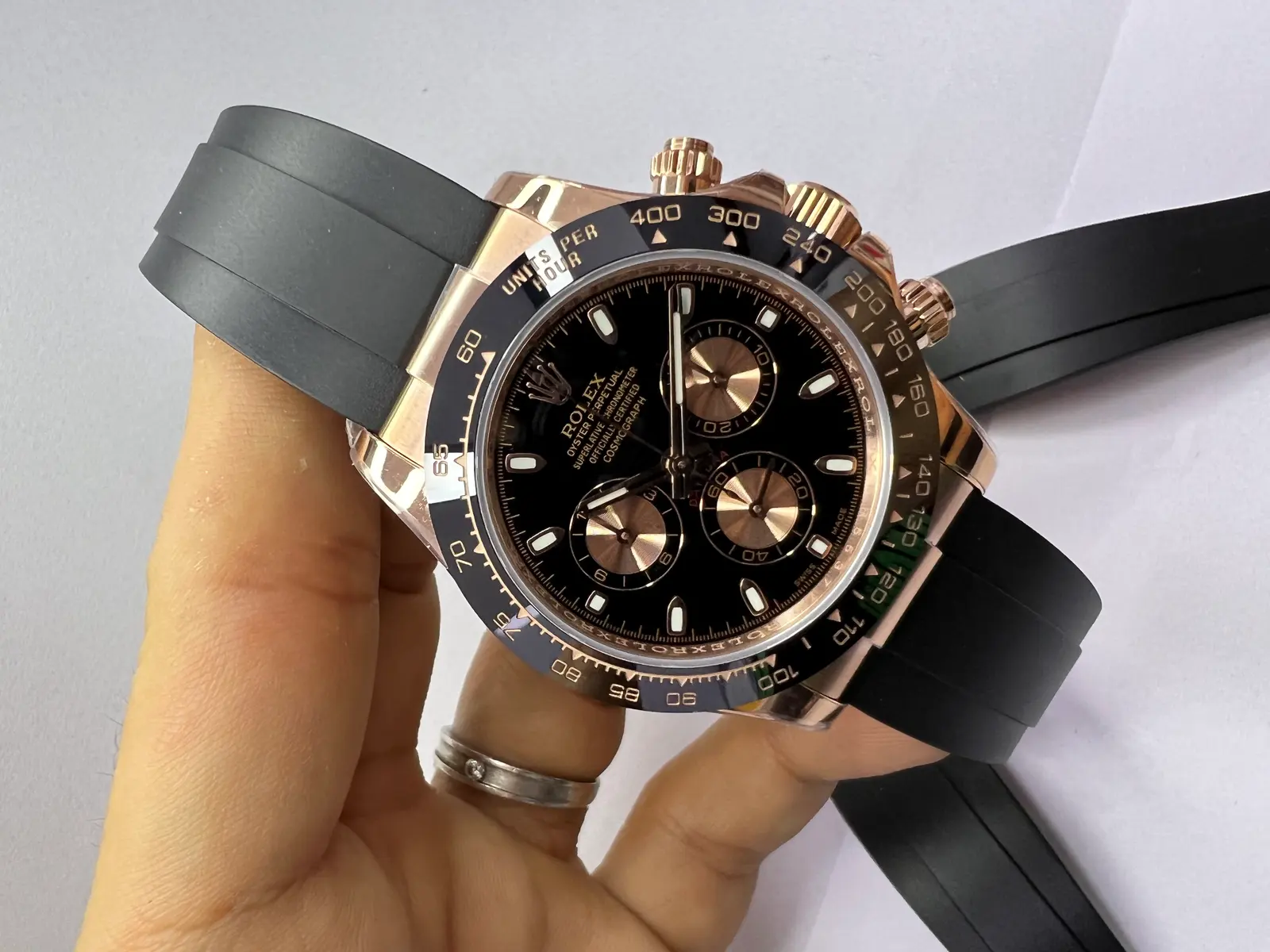 Rolex Daytona Oyster Flex Rosé