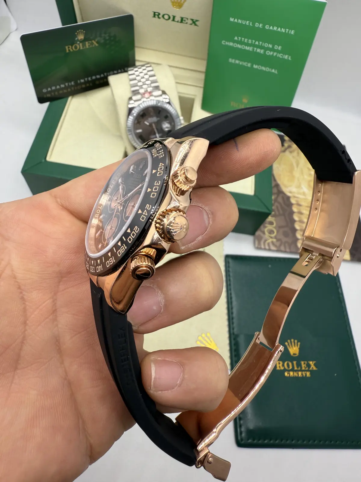 Rolex Daytona Oyster Flex Rosê