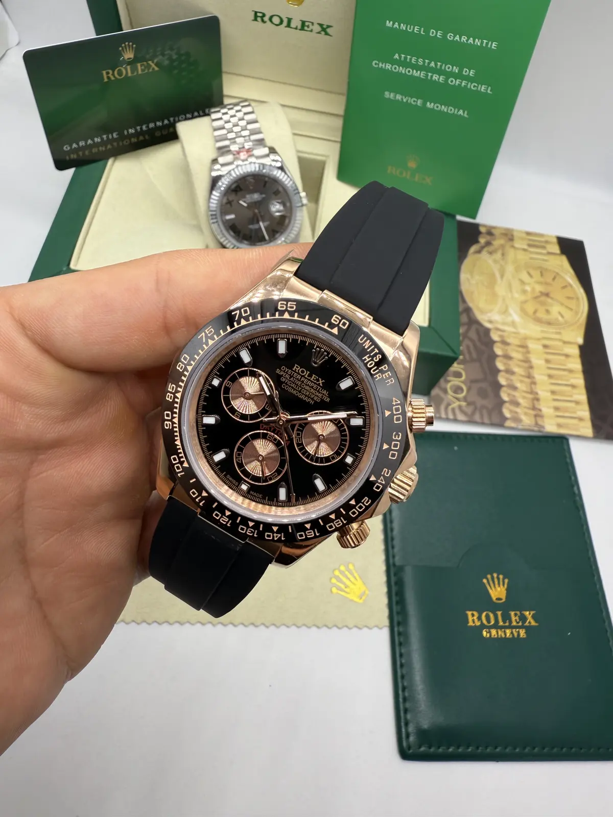 Rolex Daytona Oyster Flex Rosê
