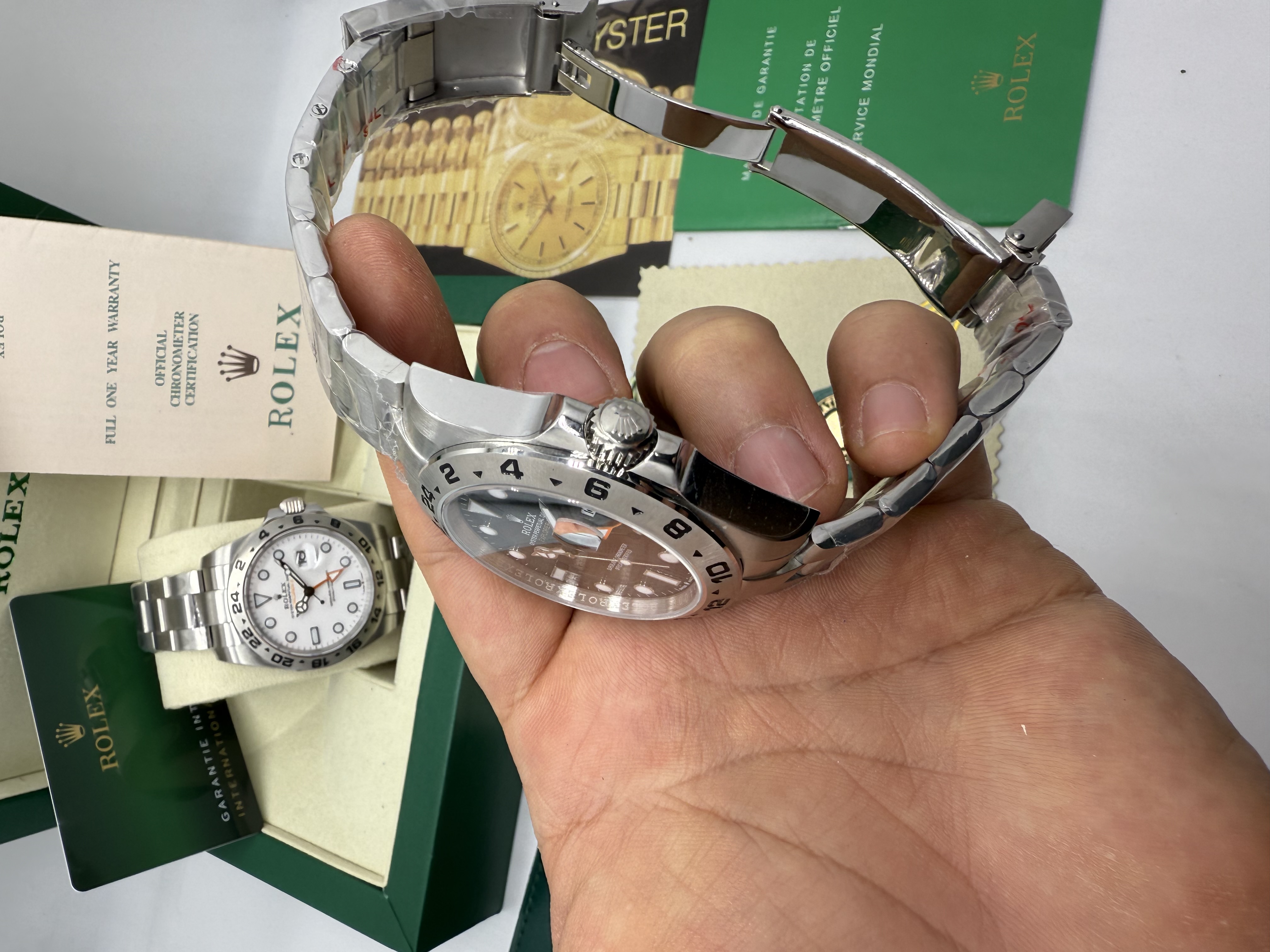 Rolex Explorer 2 Dia Preto
