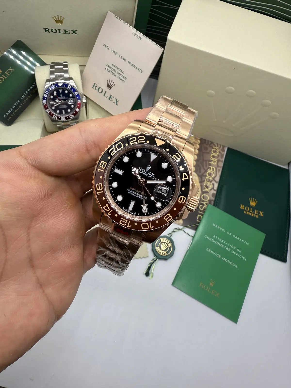 Rolex GMT Master II Full Rosé