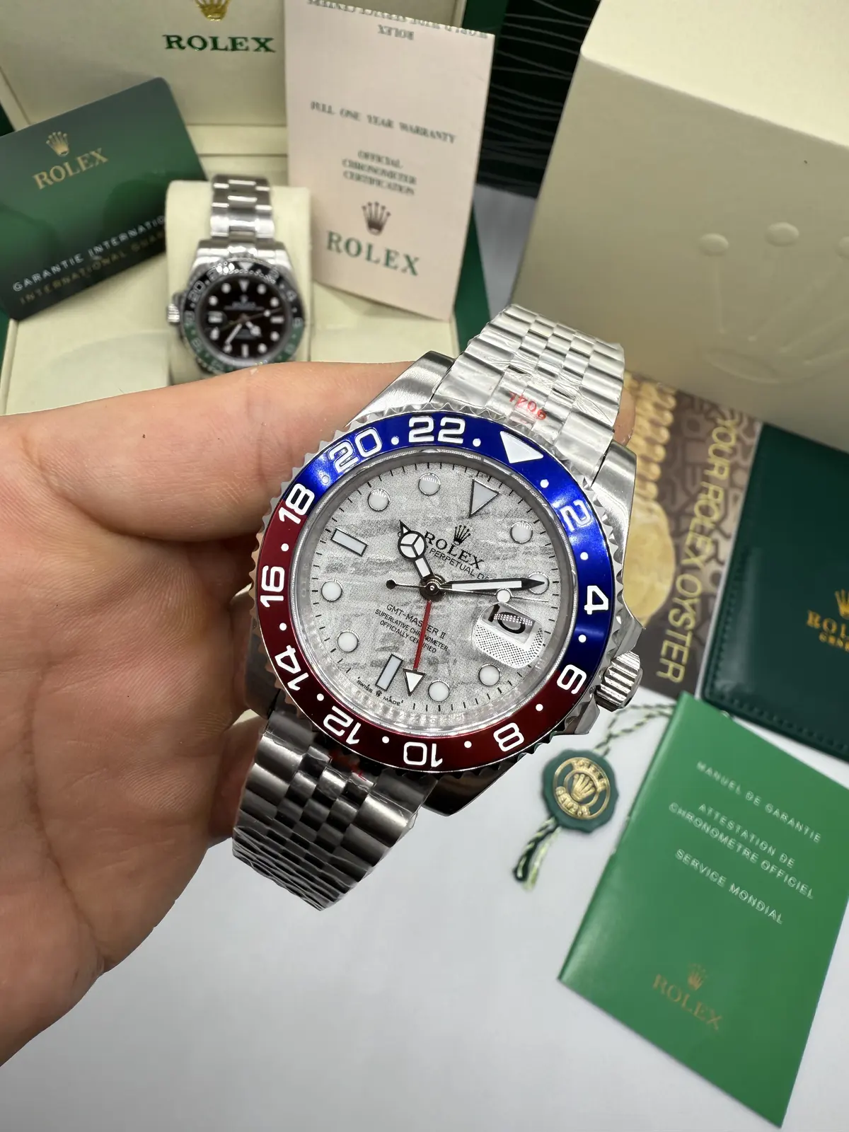 Rolex GMT Master II " Meteorite"