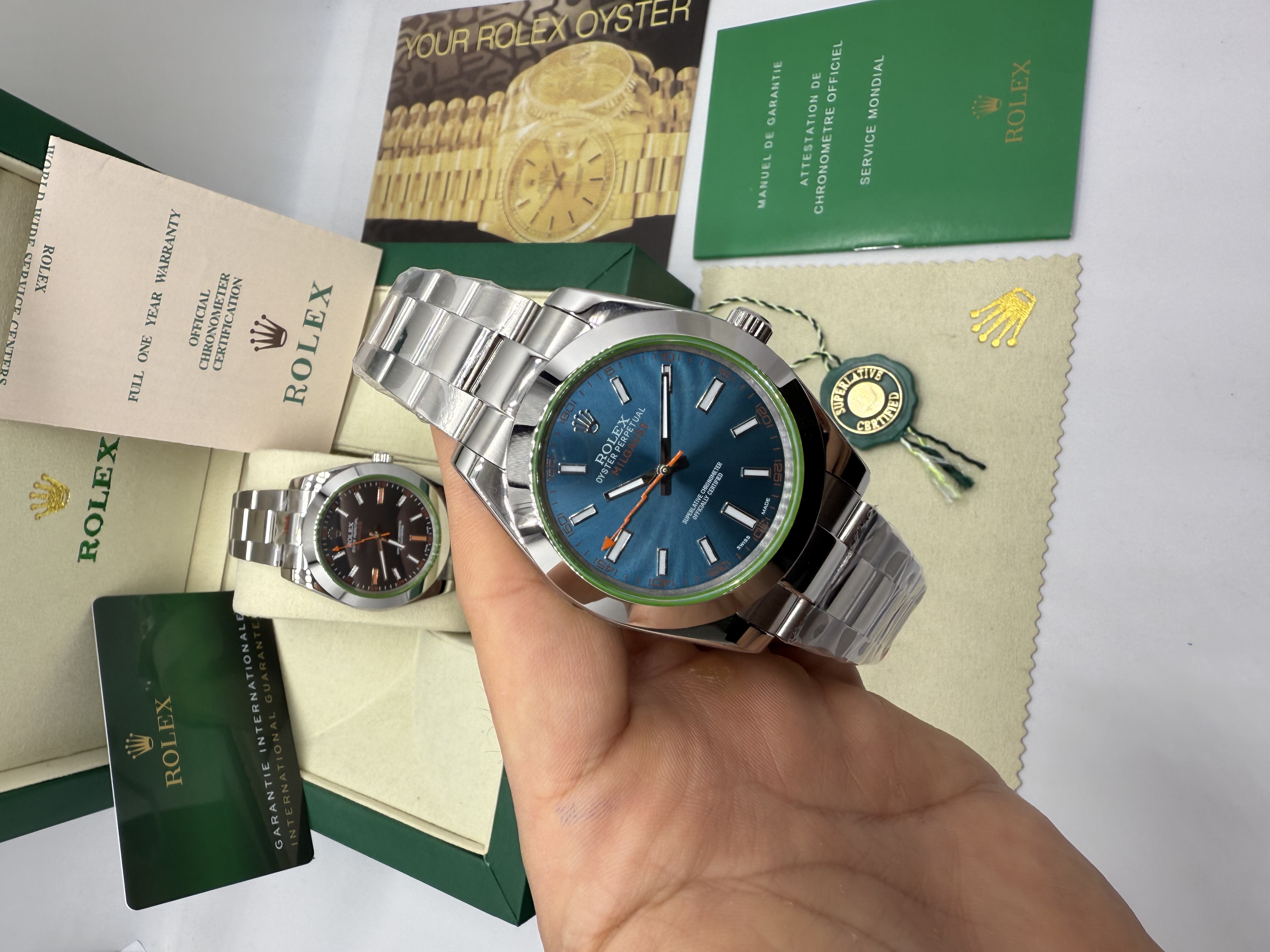 Rolex Milgauss Dial Azul