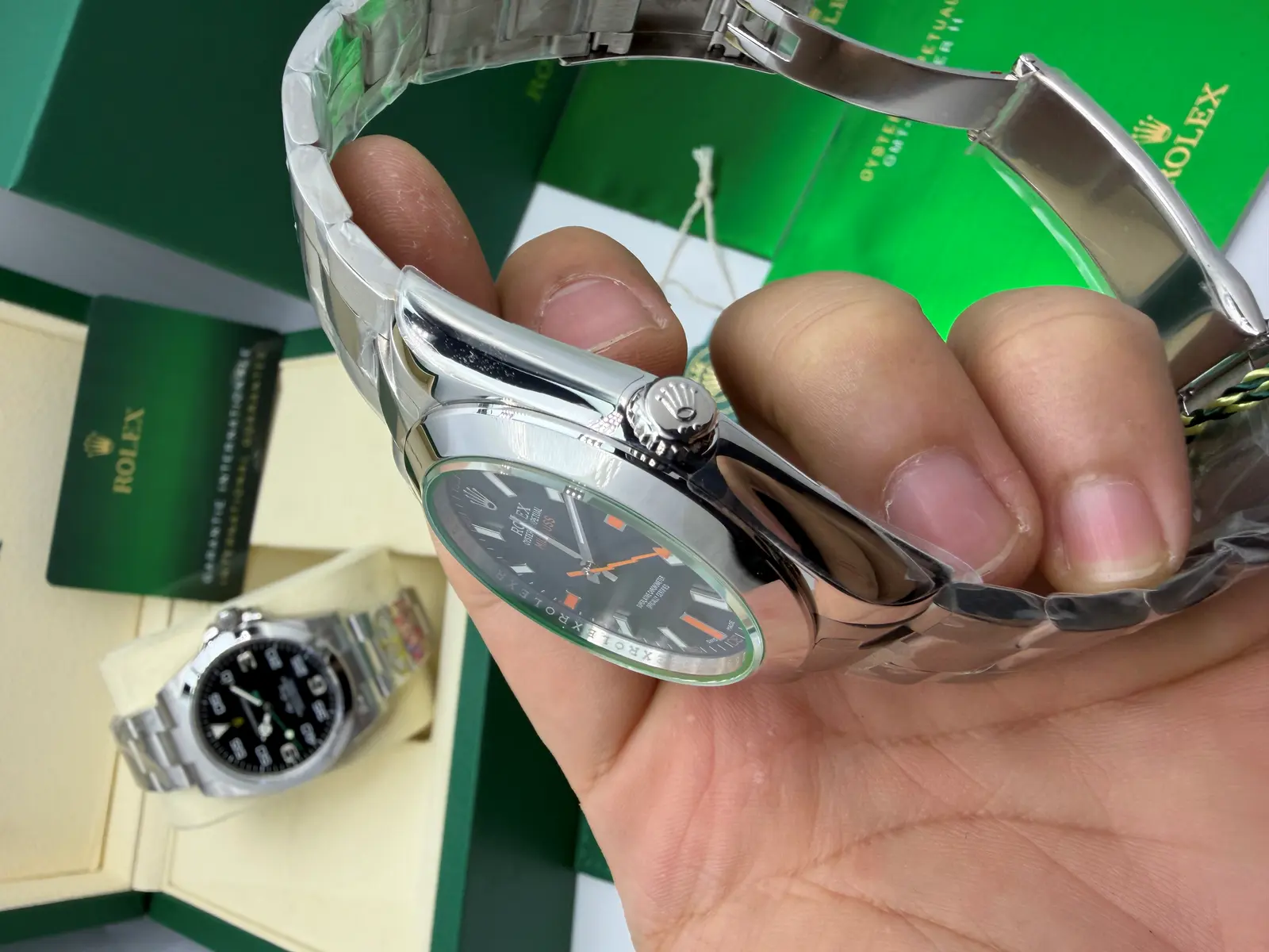 Rolex Milgauss Dial Preto