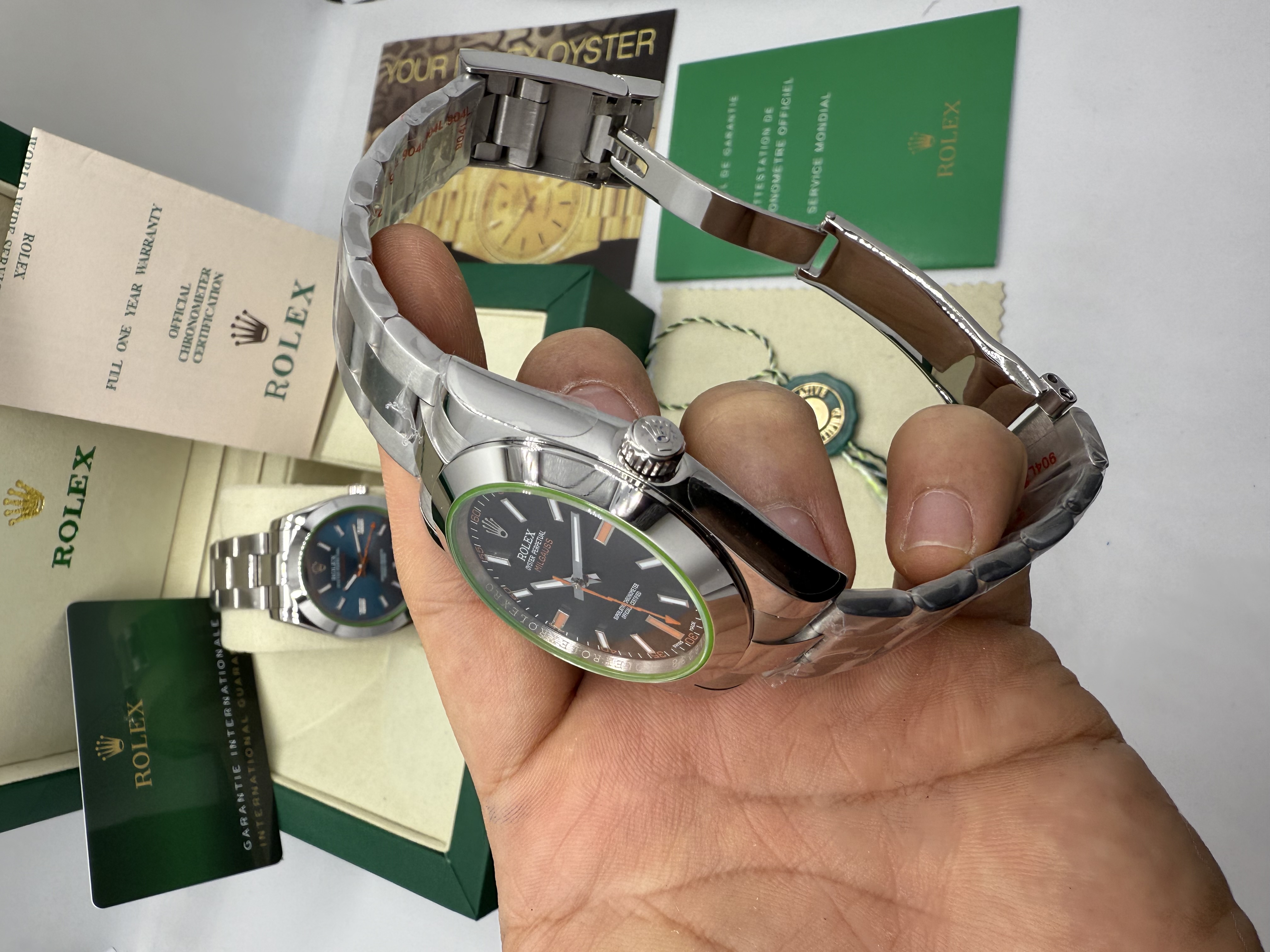 Rolex Milgauss Dial Preto