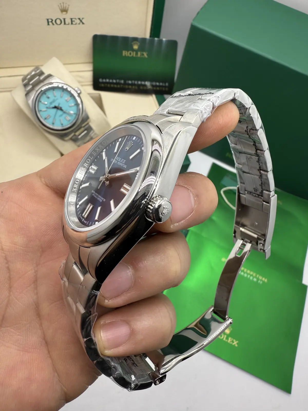 Rolex Oyster Perpetual Blue 41 mm