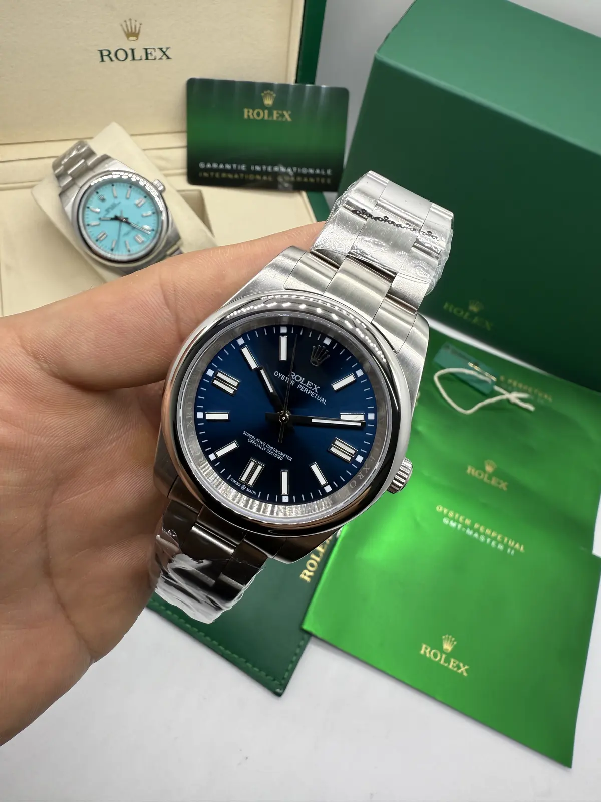 Rolex Oyster Perpetual Blue 41 mm