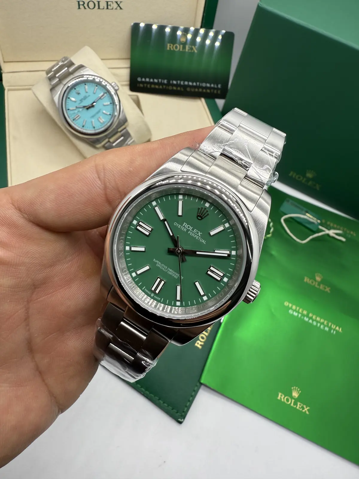 Rolex Oyster Perpetual Verde 41 mm