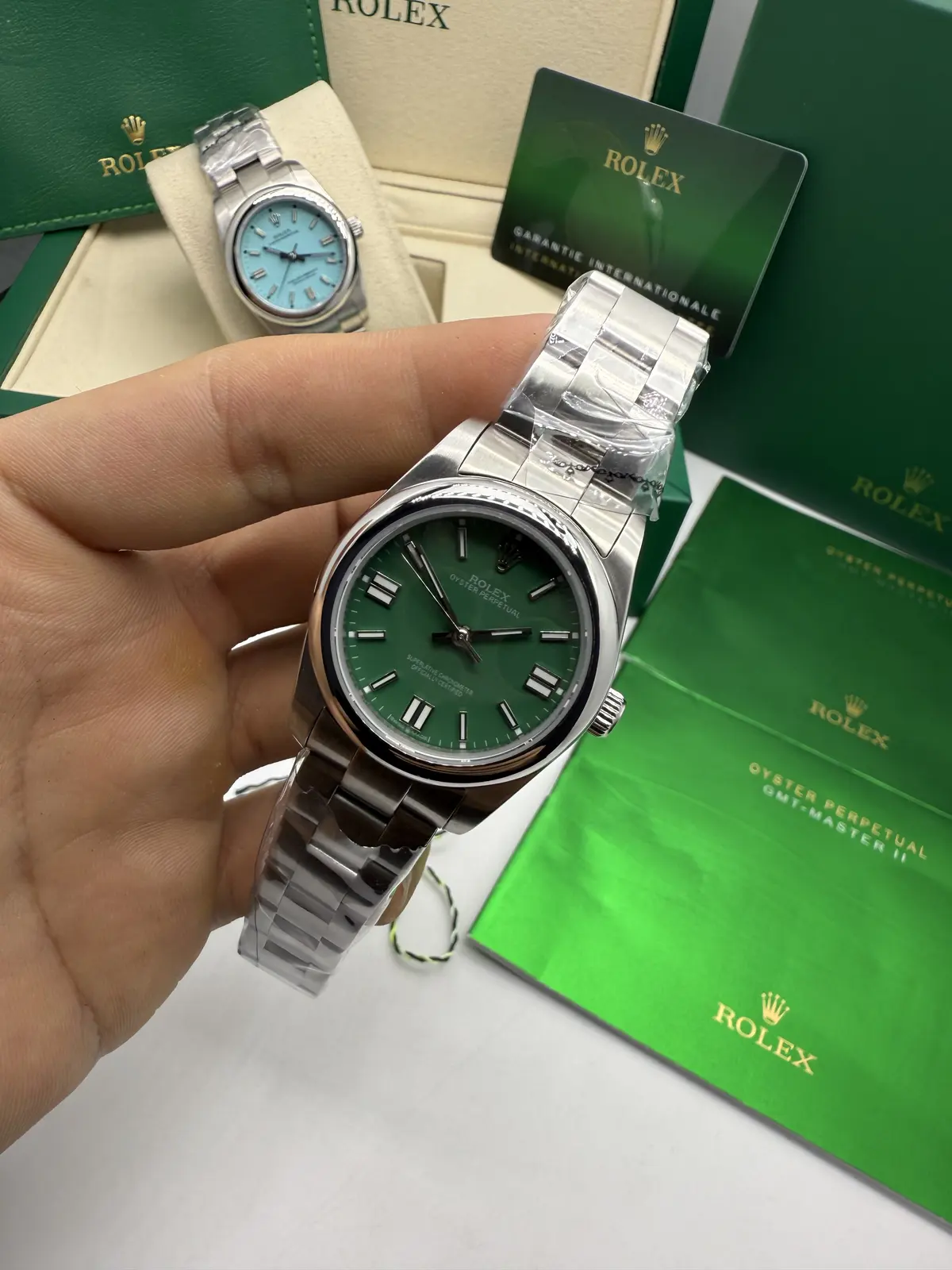 Rolex Oyster Perpetual Verde 31 mm