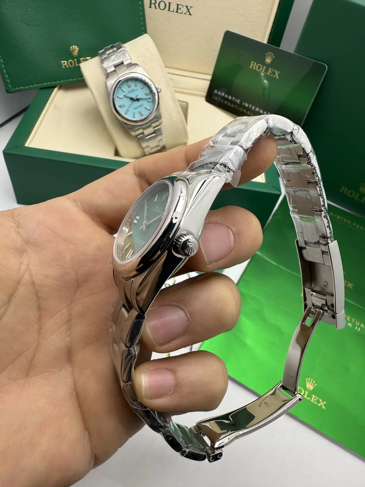 Rolex Oyster Perpetual Verde 31 mm