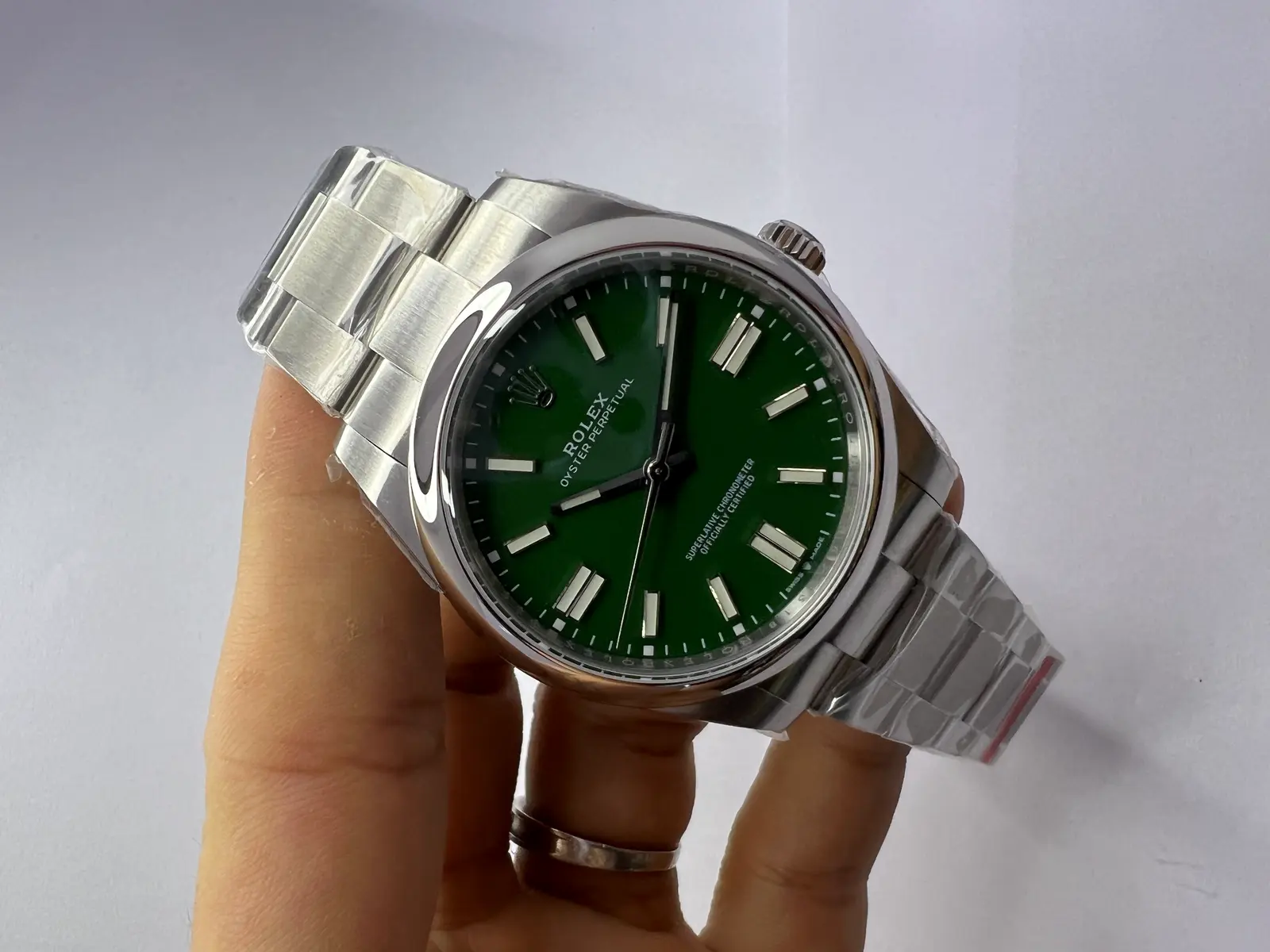 Rolex Oyster Perpetual Verde 41 mm