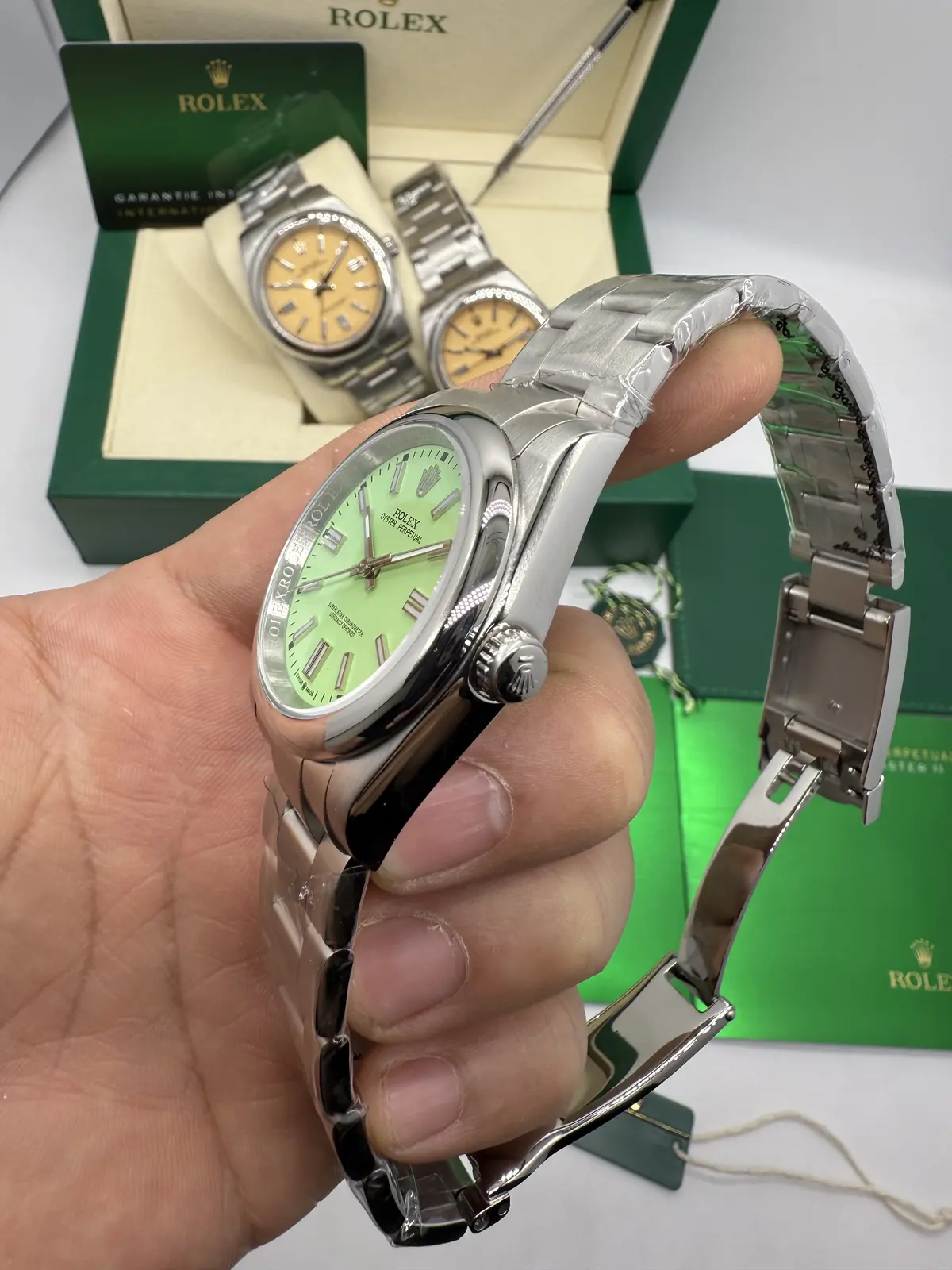 Rolex Oyster Perpetual "Pistache" 41 mm
