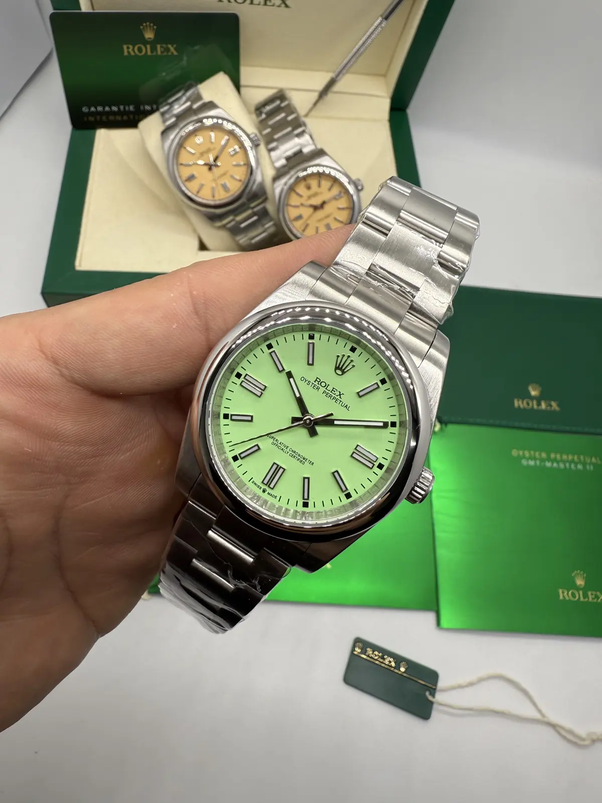 Rolex Oyster Perpetual "Pistache" 41 mm